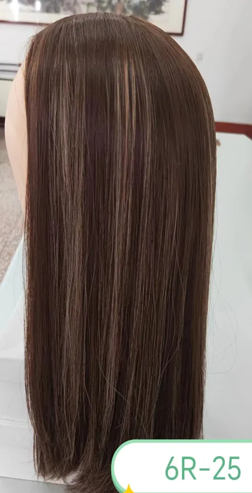 Style: H953B  Human Hair Prosthetic Wig 16"