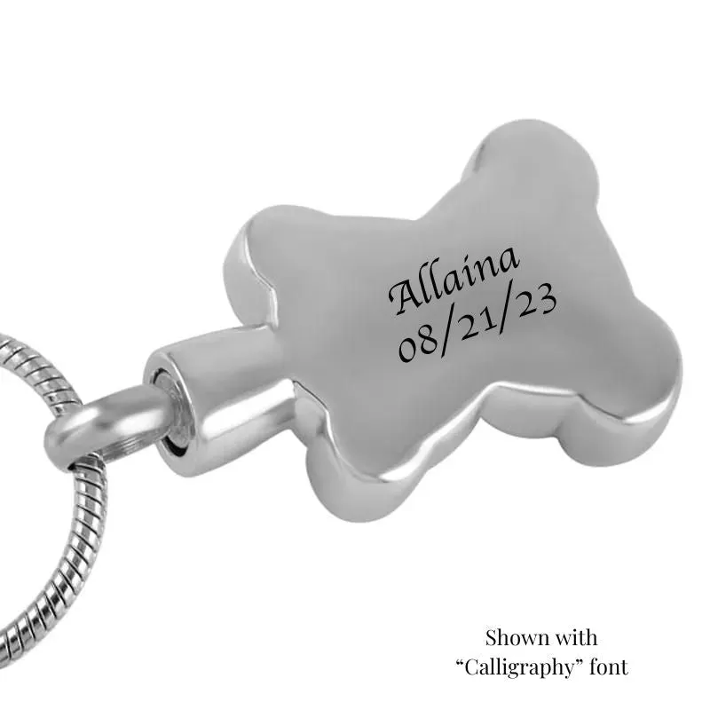Teddy Bear Cremation Urn Necklace