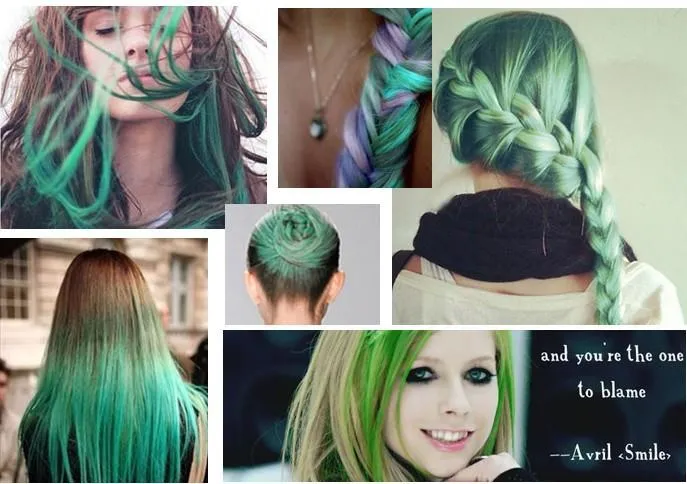 Temporary Fun Colored Hair Powder Works on All Hair Colors - Shampoos Out Easily