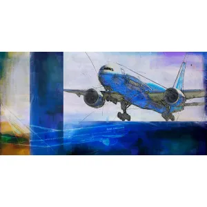 The Boeing 777 No. 3 Frank Martin Print