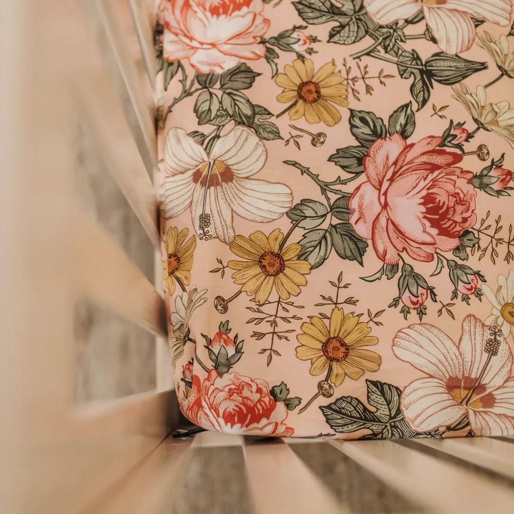 The Crib Sheet - Garden Floral (Various Shades)