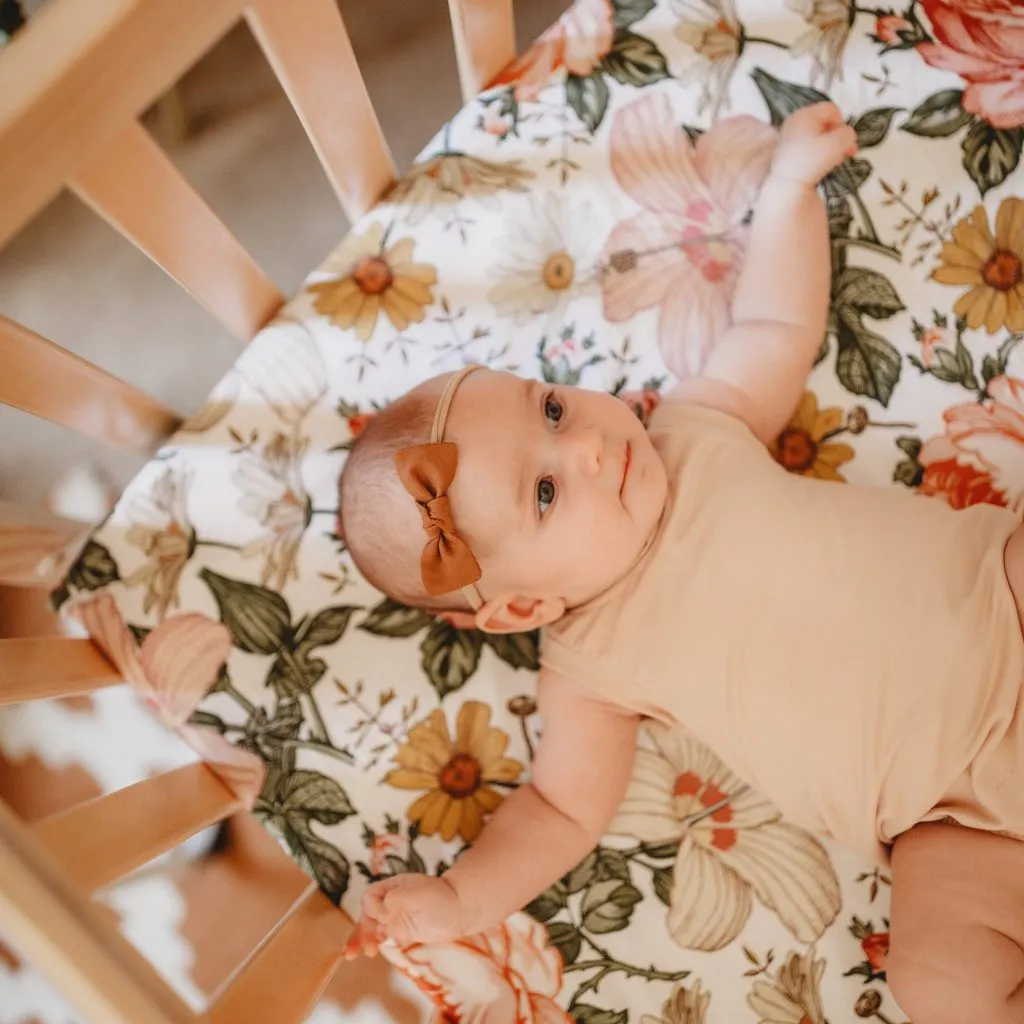 The Crib Sheet - Garden Floral (Various Shades)