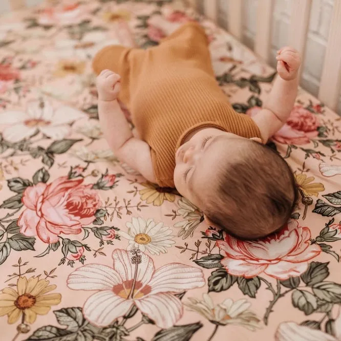 The Crib Sheet - Garden Floral (Various Shades)