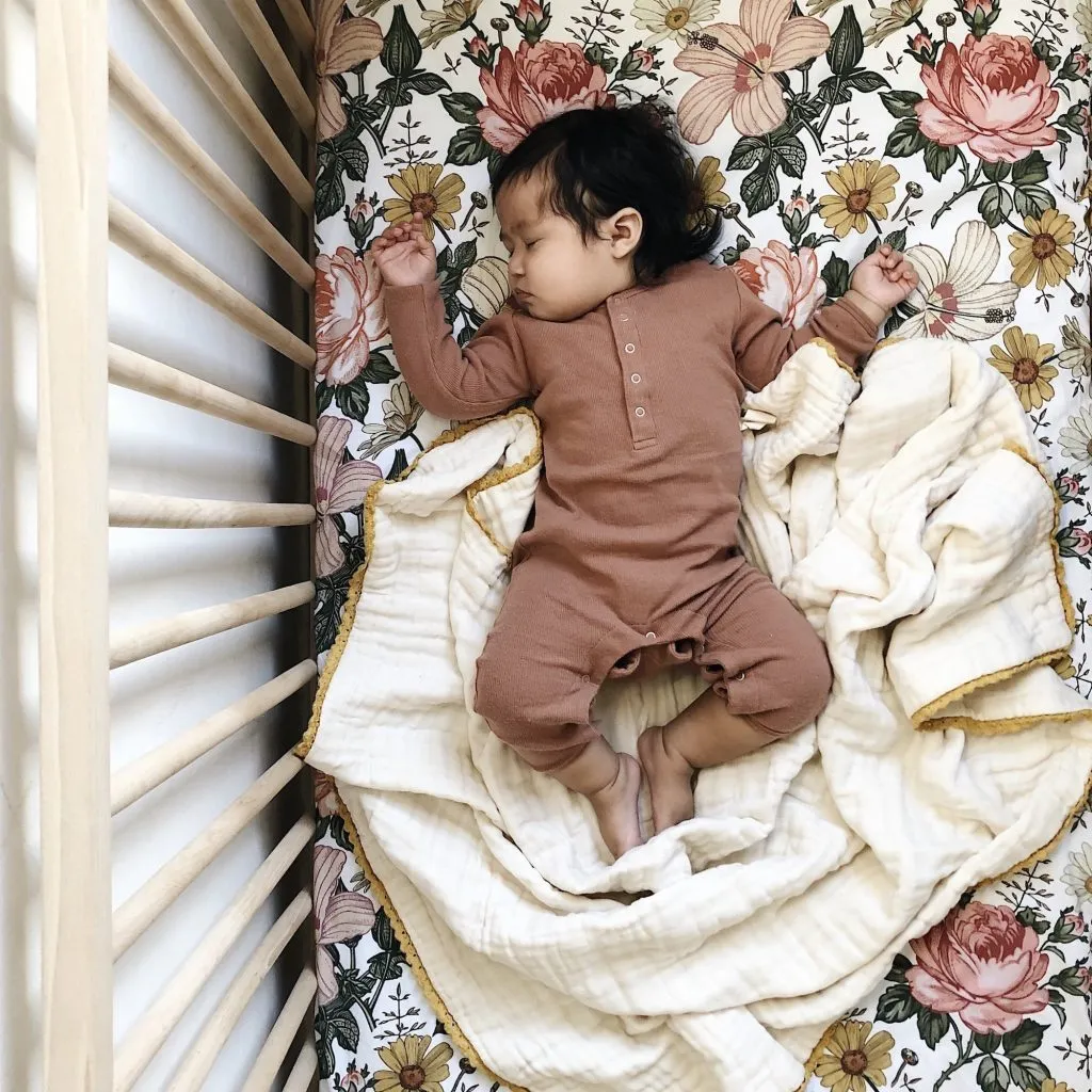 The Crib Sheet - Garden Floral (Various Shades)