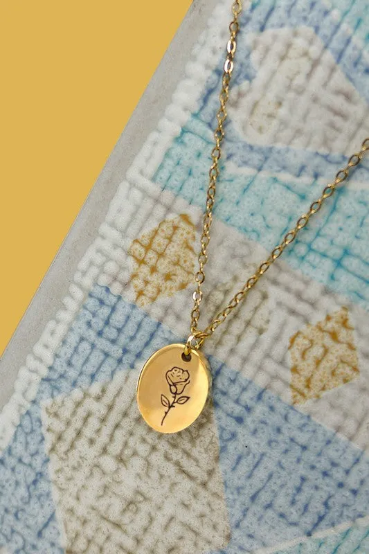 The Rory Birth Month Flower Necklace