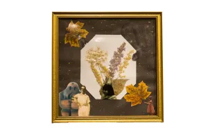 The Wildflower & The Golem Mixed Media Art