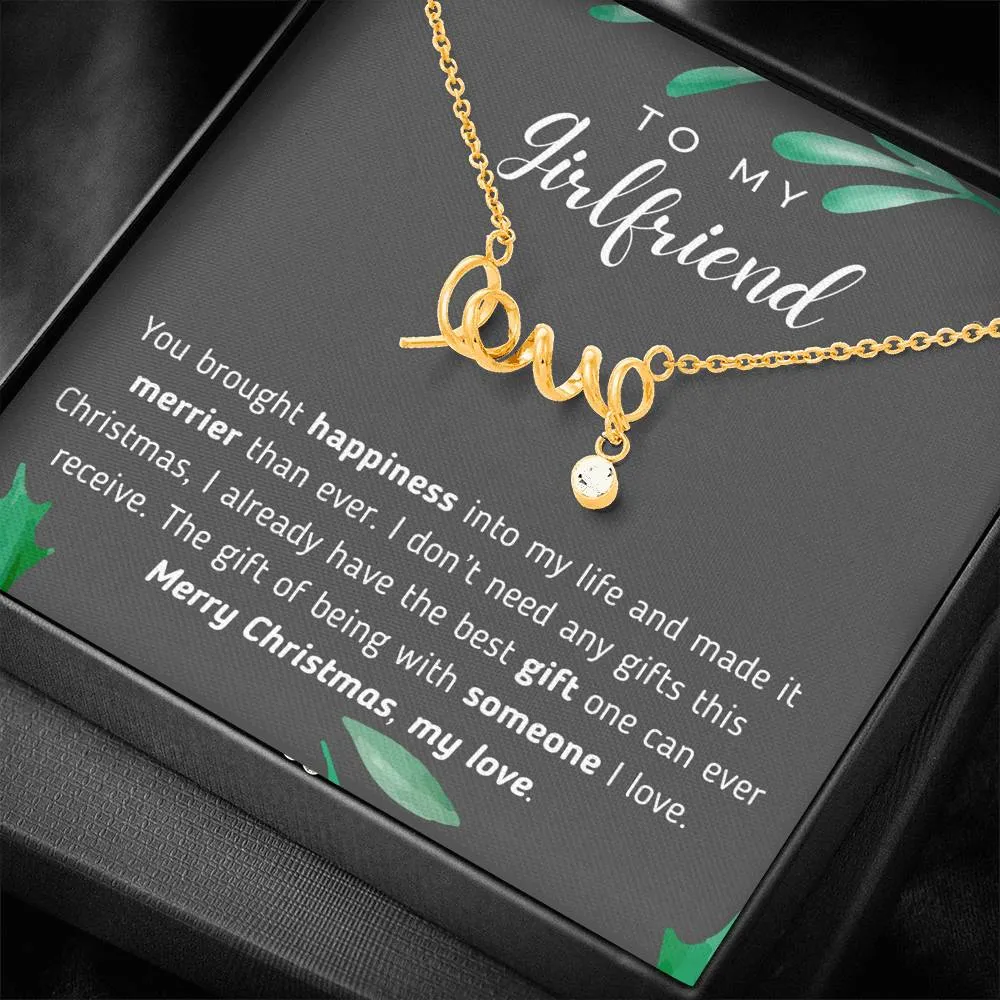 To My Girlfriend "Love" Christmas Gift