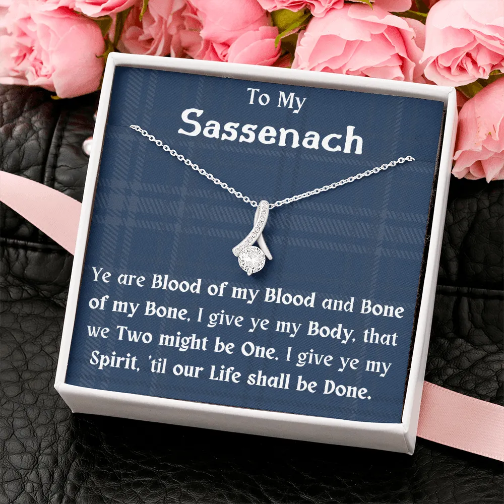 To My Sassenach Ribbon Necklace