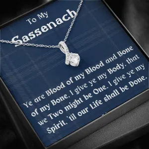 To My Sassenach Ribbon Necklace