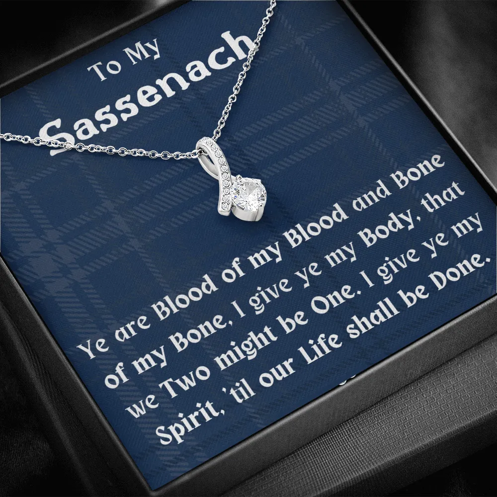 To My Sassenach Ribbon Necklace