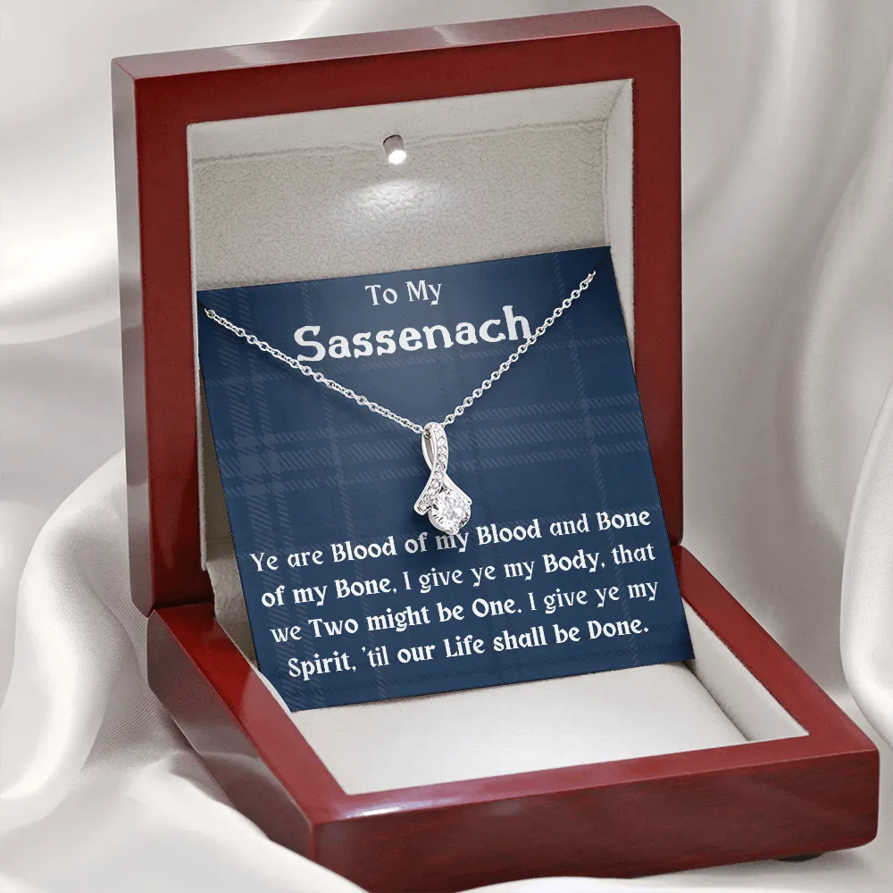 To My Sassenach Ribbon Necklace