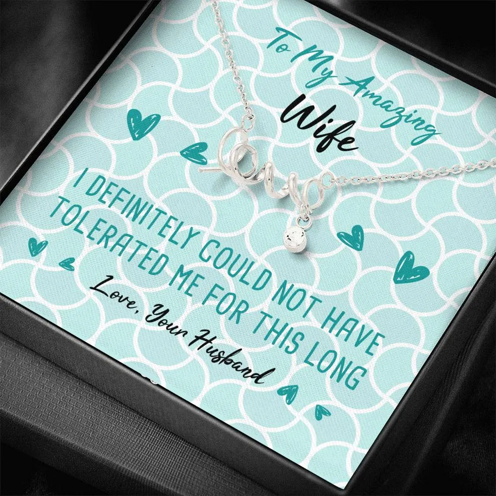 Tolerated Wife Love Necklace