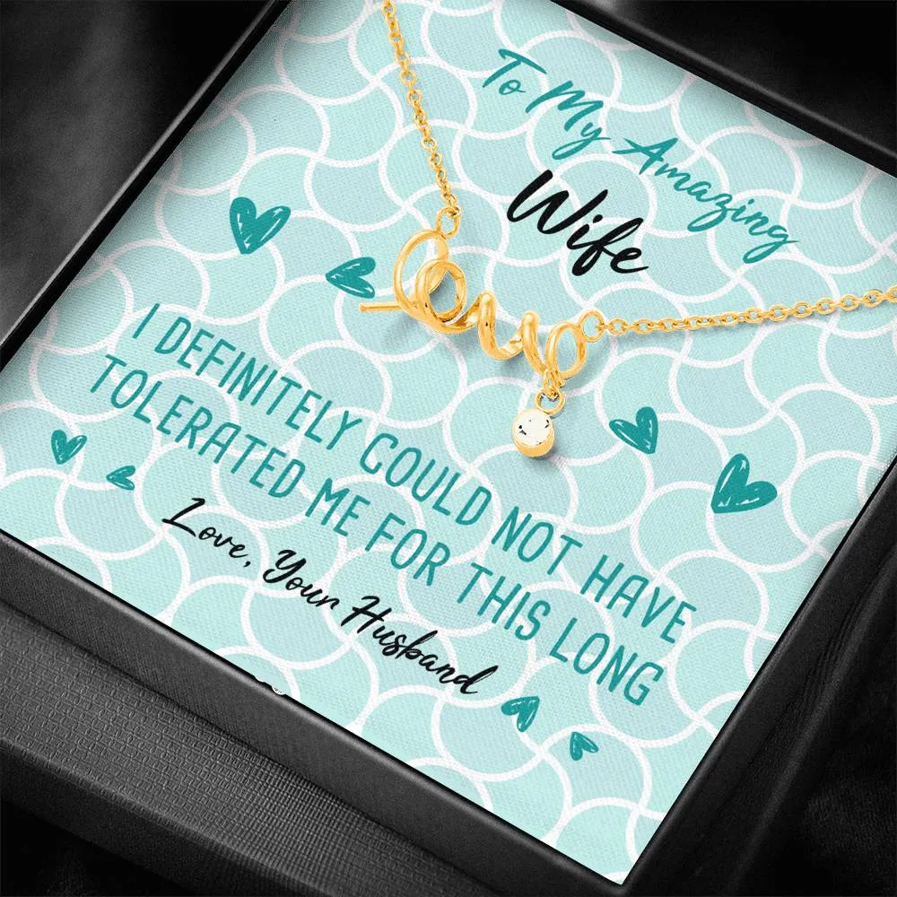 Tolerated Wife Love Necklace