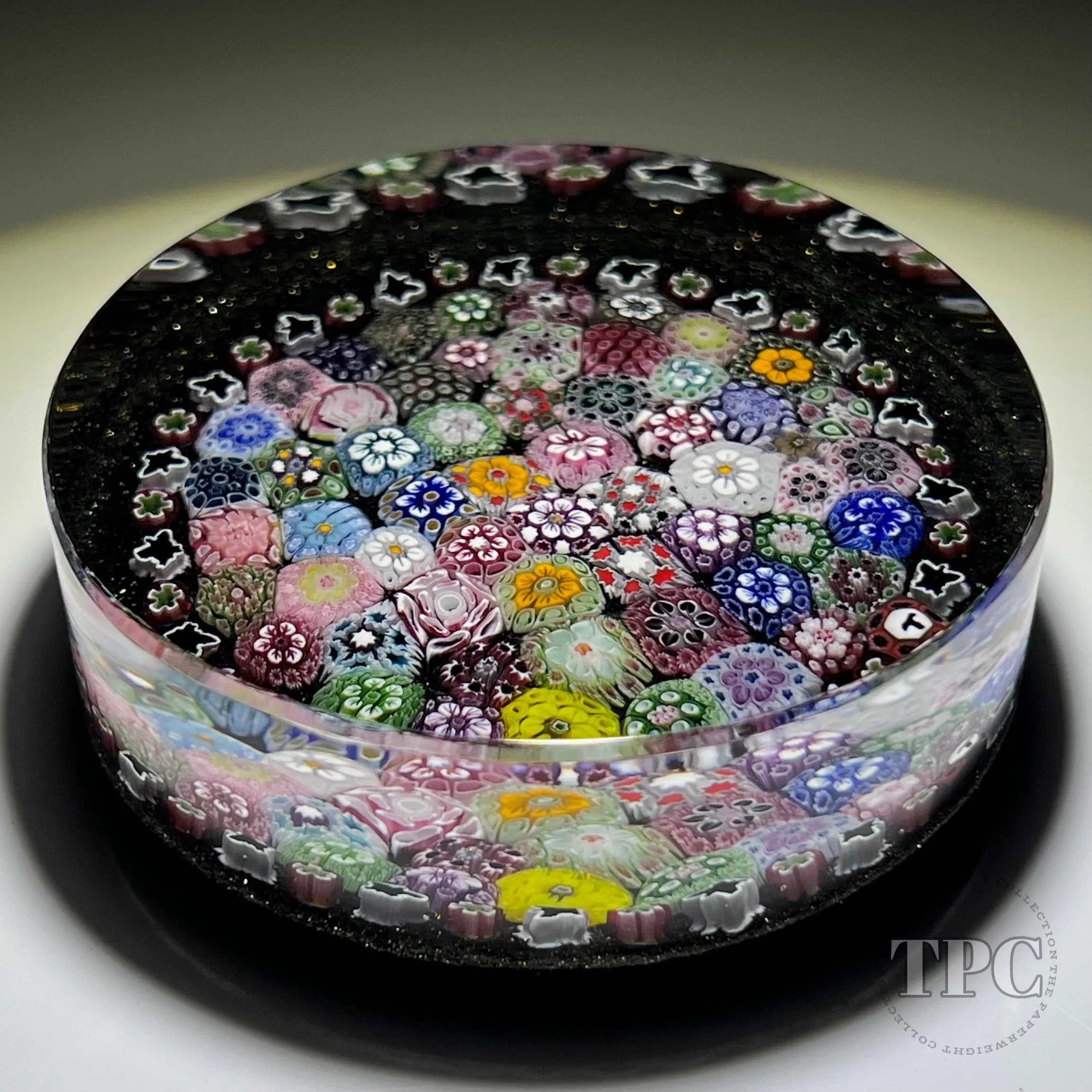 Tomasz Gondek 2022 Glass Art Paperweight Closepack Complex Millefiori Plaque