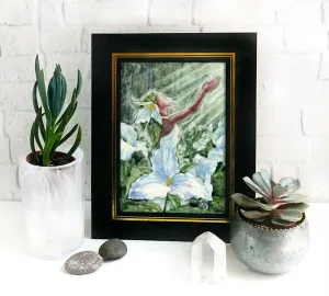 Trillium Goddess Altar Print