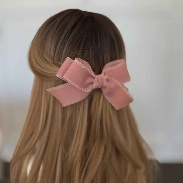 Triple Bowed Pretty Edges Hair Clip