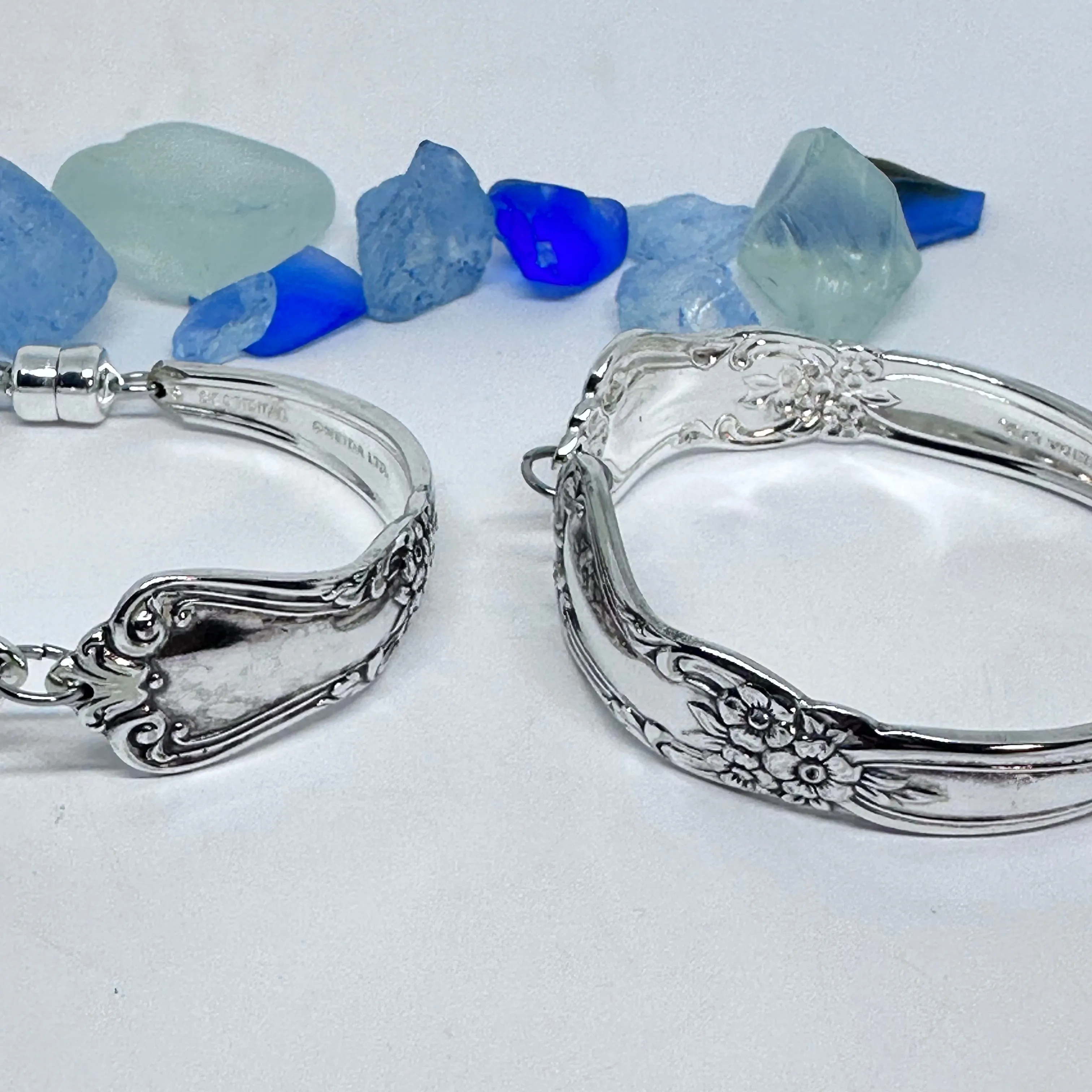 “Valley Rose” 1956 Spoon Bracelet | Vintage Silverware | Oneida | Up-Cycled Bracelet | Silverware | Antique Spoons