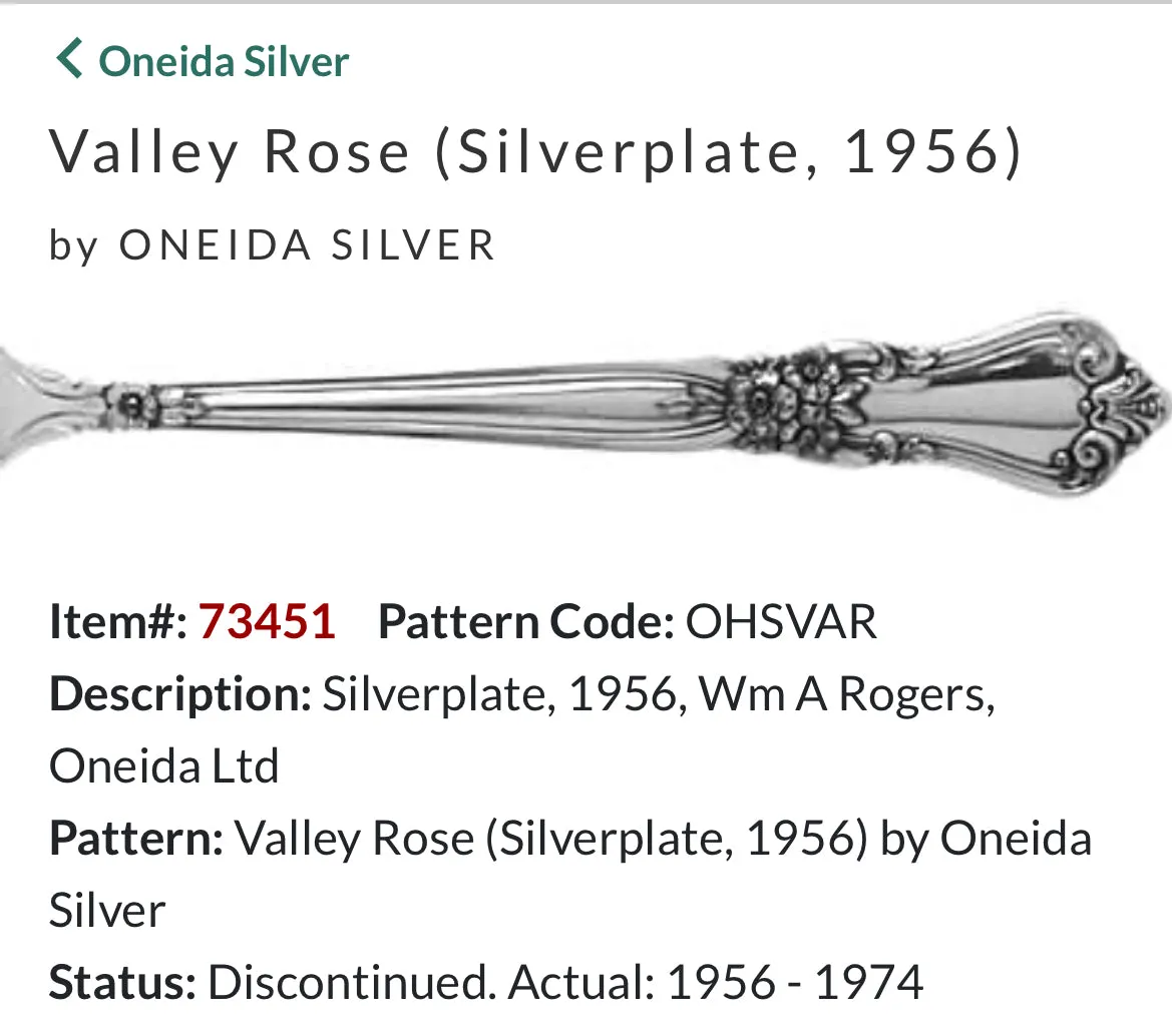 “Valley Rose” 1956 Spoon Bracelet | Vintage Silverware | Oneida | Up-Cycled Bracelet | Silverware | Antique Spoons