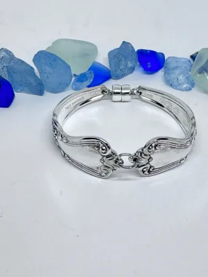 “Valley Rose” 1956 Spoon Bracelet | Vintage Silverware | Oneida | Up-Cycled Bracelet | Silverware | Antique Spoons