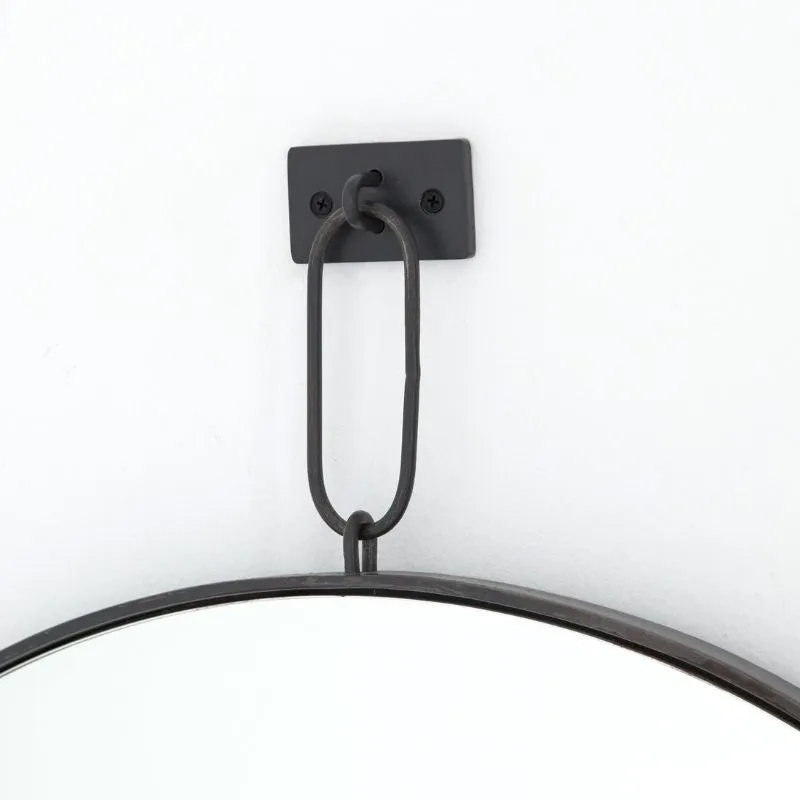 Vina Mirror-Antiqued Iron
