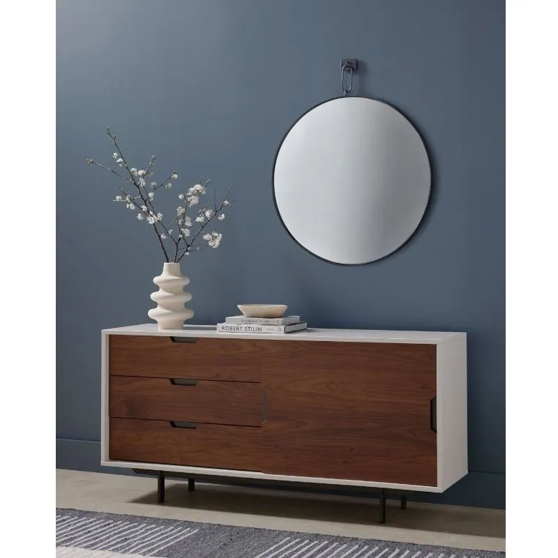 Vina Mirror-Antiqued Iron