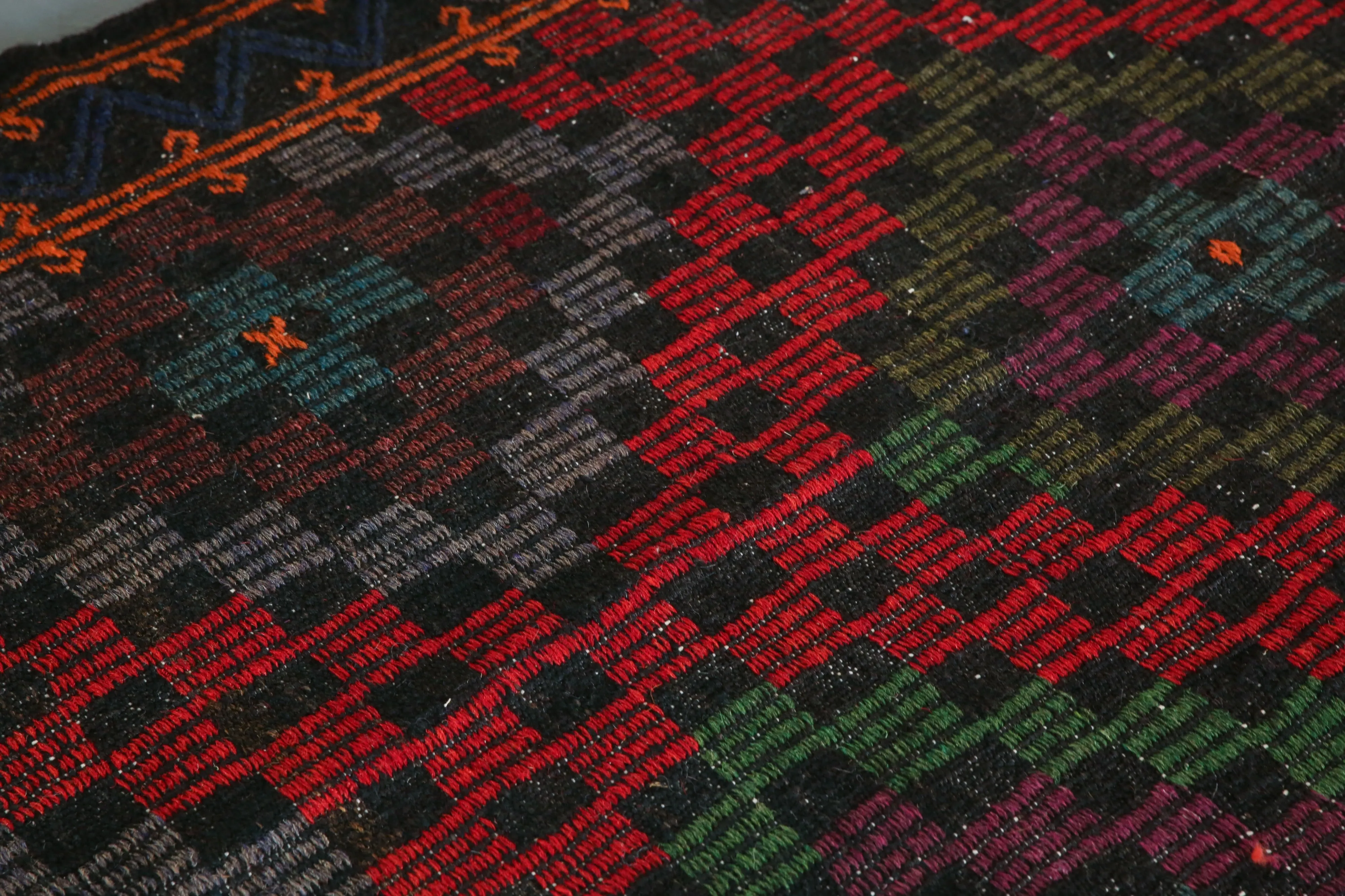 Vintage Aegean Cicim Kilim 7ftx10ft