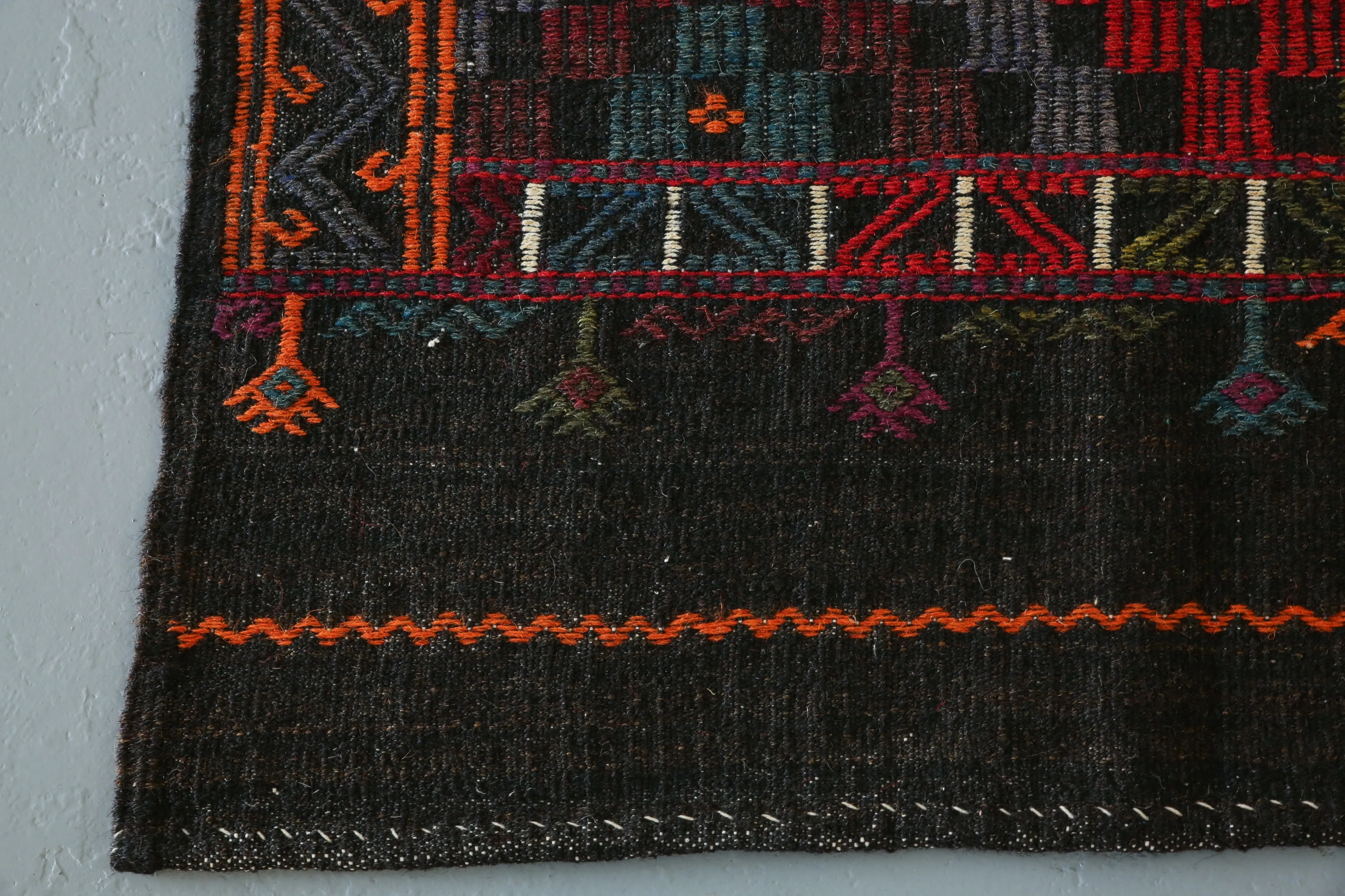 Vintage Aegean Cicim Kilim 7ftx10ft