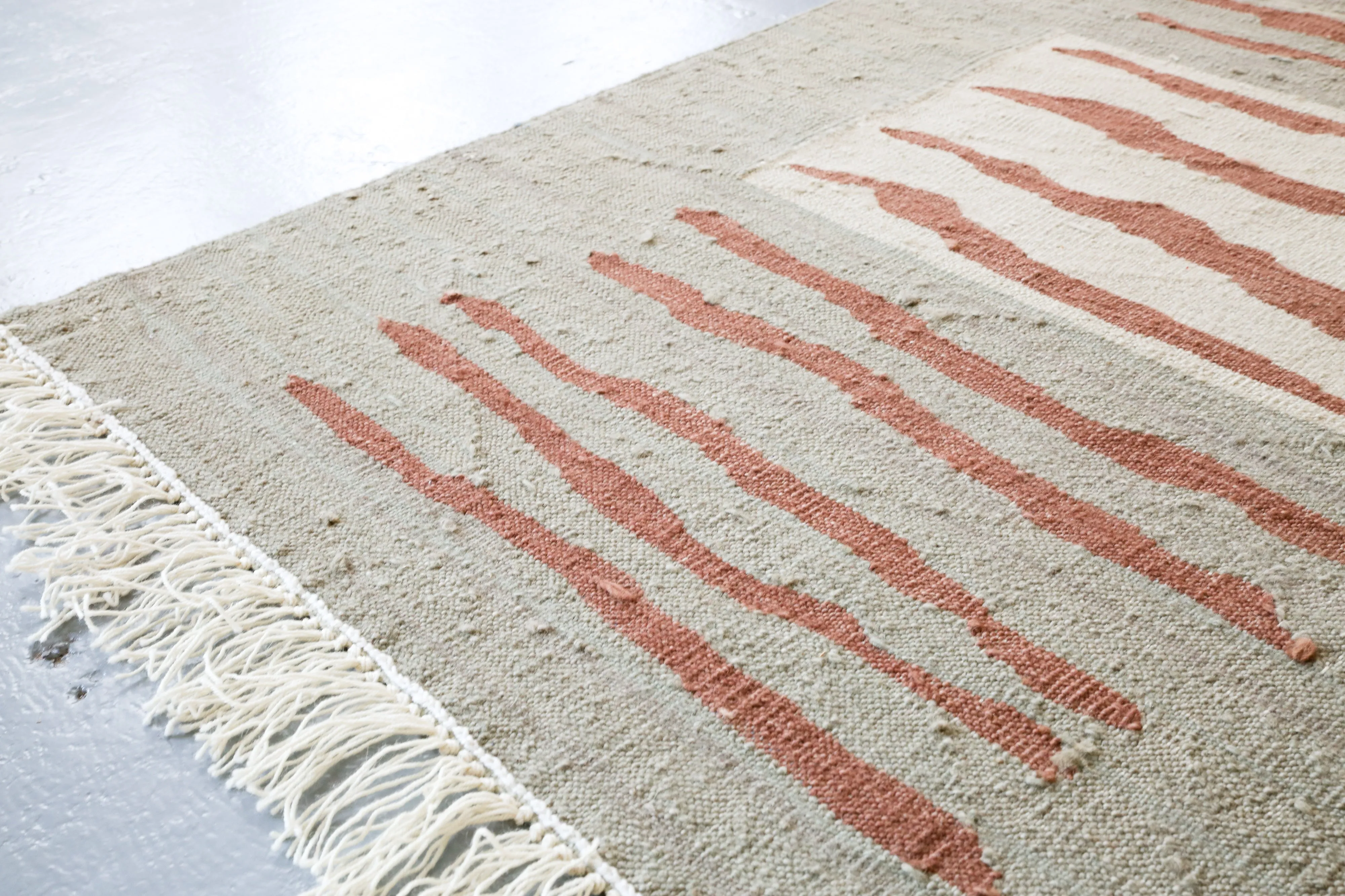 Vintage Aegean Kilim Runner 2.6ftx12.3ft