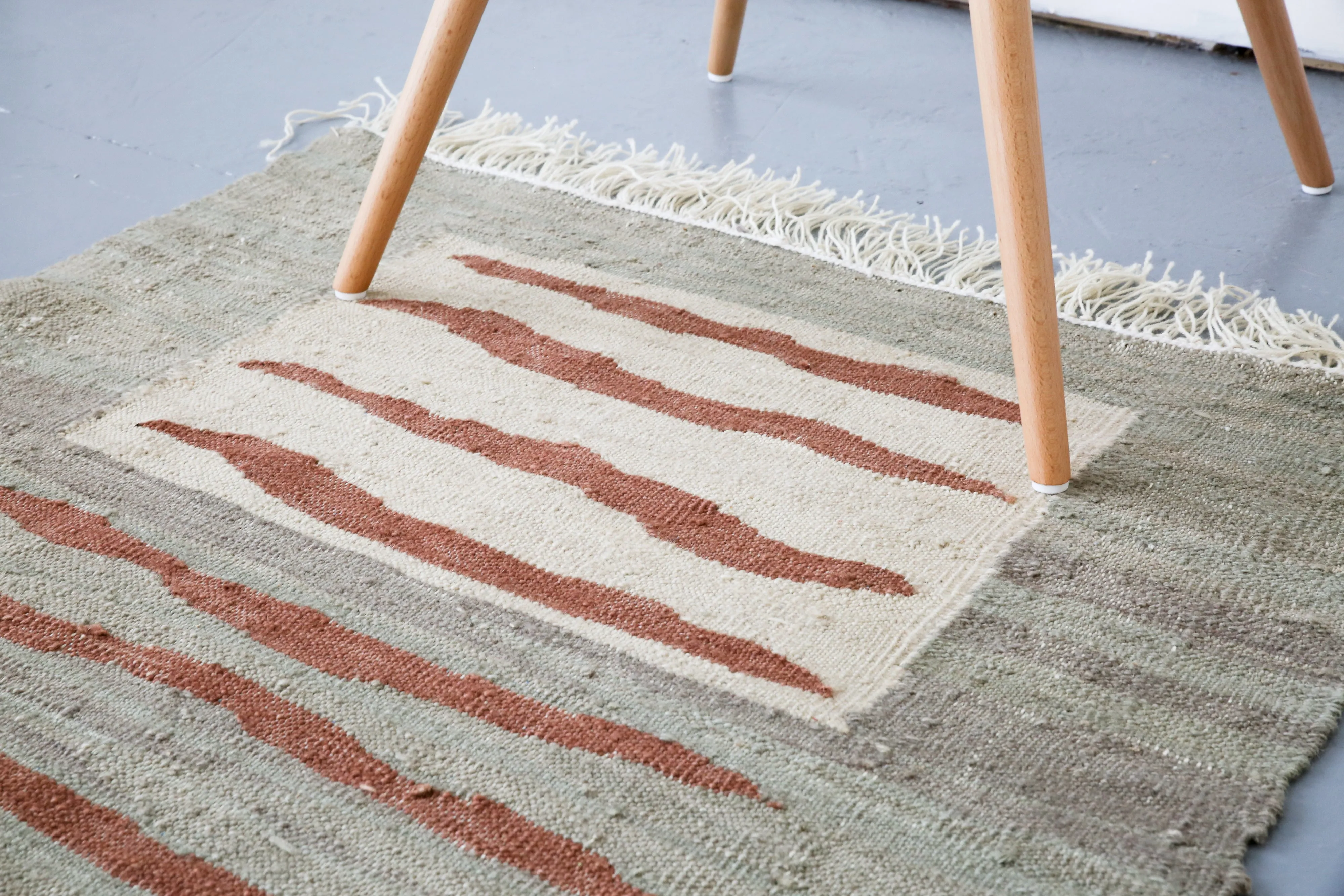 Vintage Aegean Kilim Runner 2.6ftx12.3ft