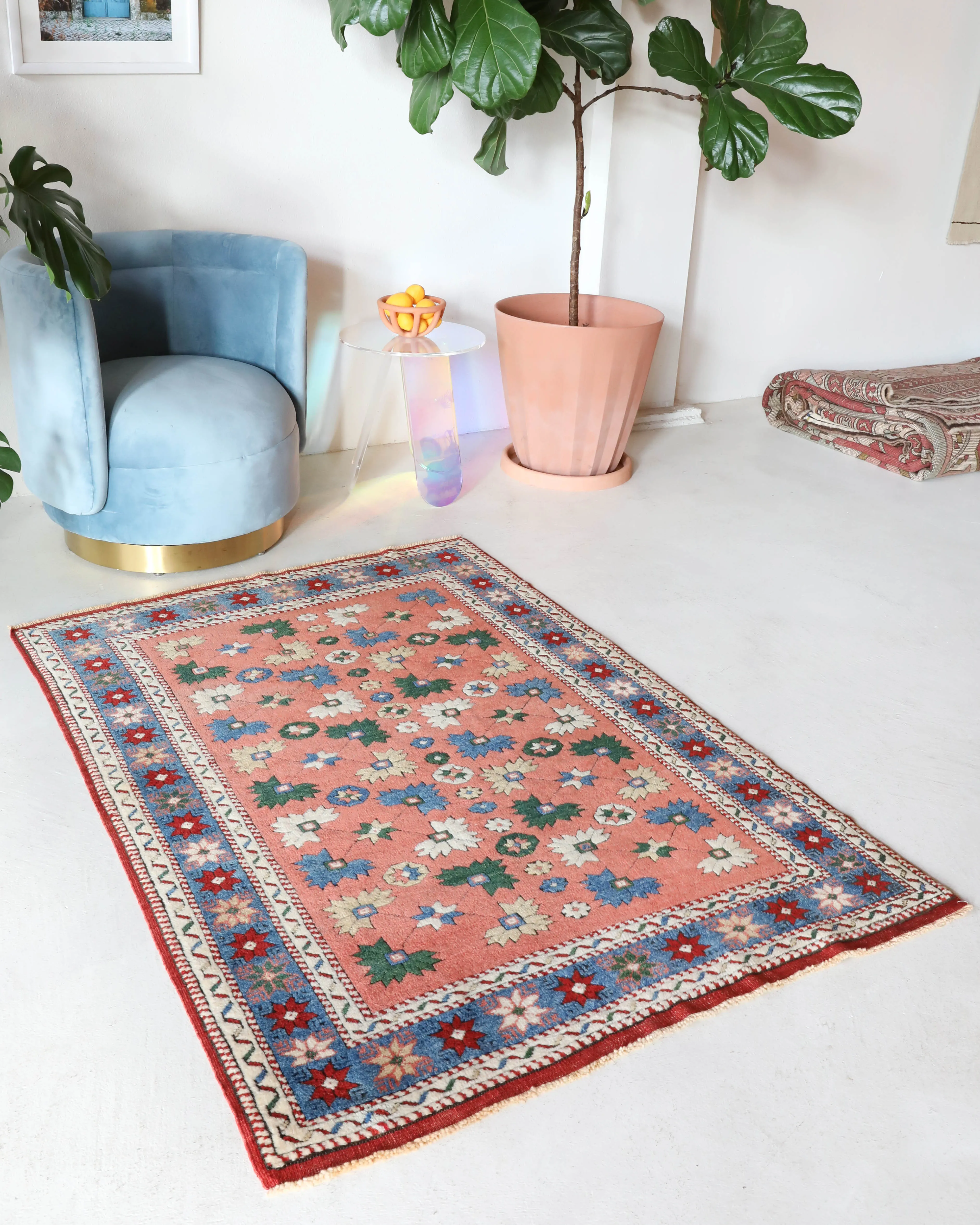 Vintage Aegean Rug 3'9"x5'4"