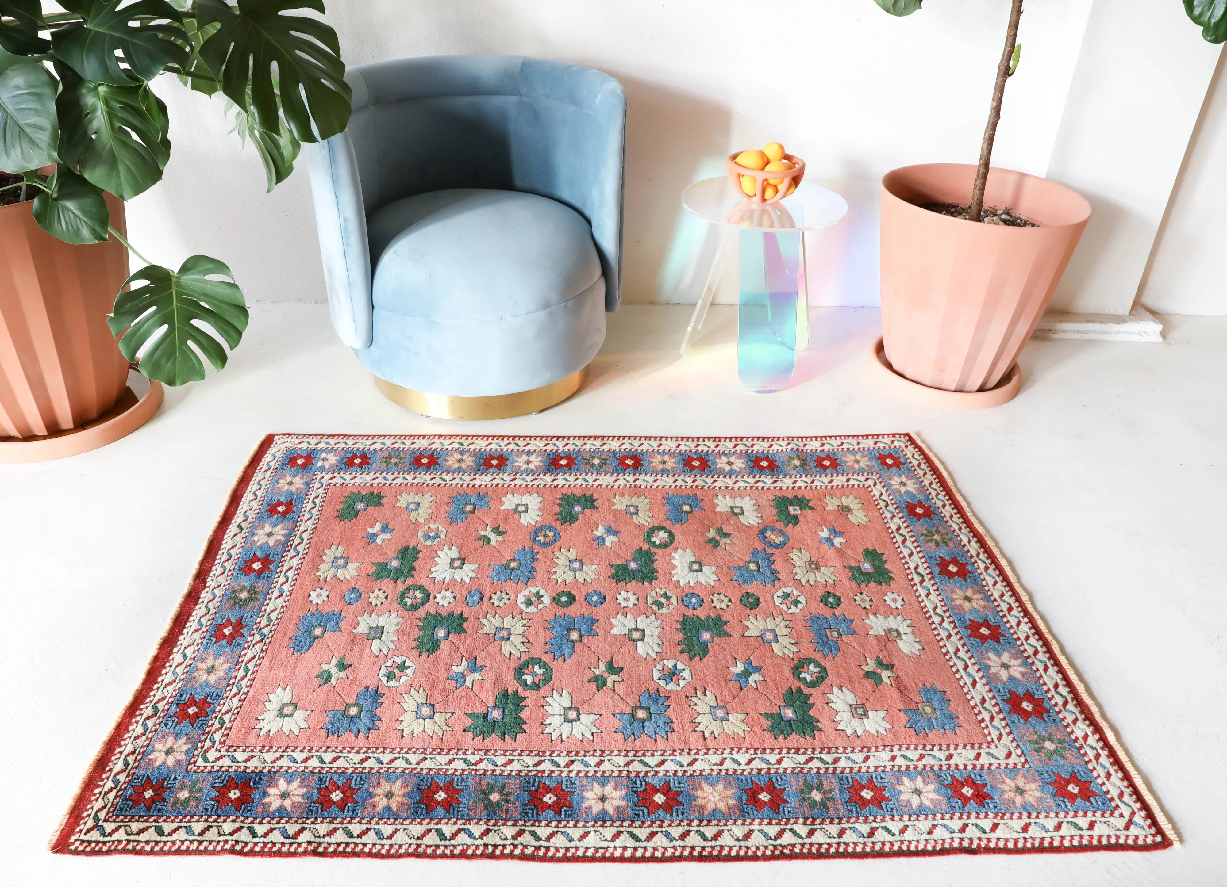 Vintage Aegean Rug 3'9"x5'4"