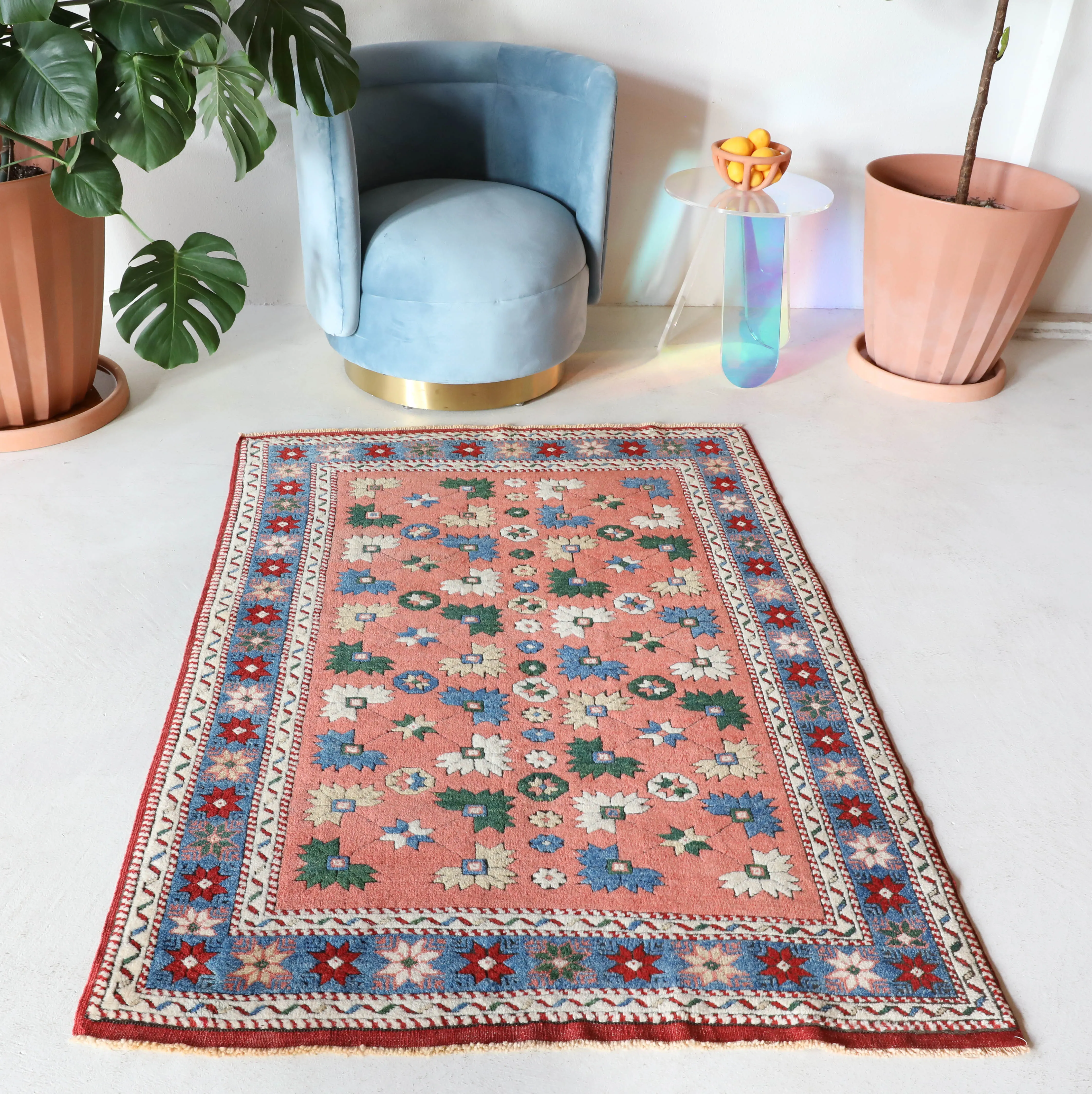 Vintage Aegean Rug 3'9"x5'4"