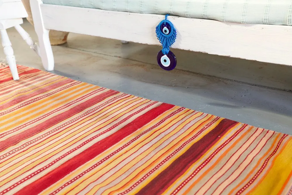 Vintage Anatolian Kilim 3.4ftx7ft