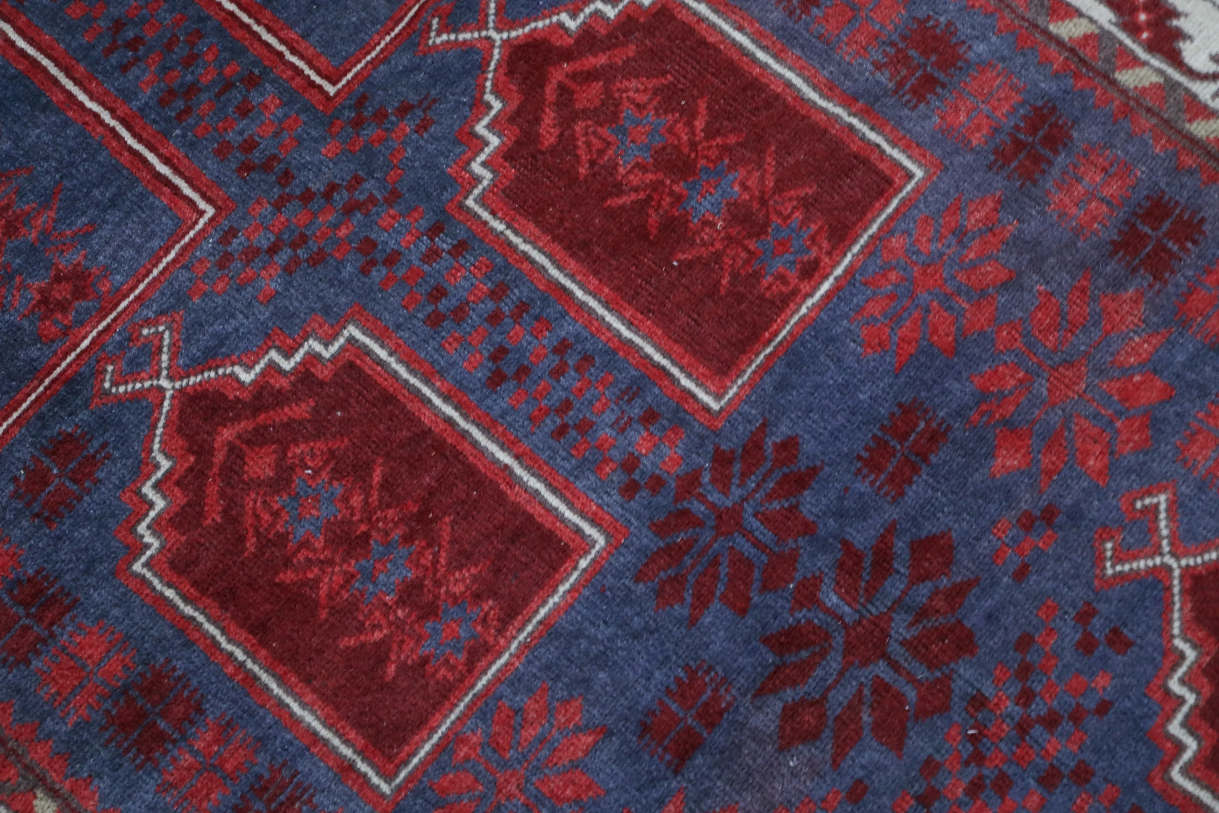 Vintage Anatolian Rug 3.6ftx5.9ft