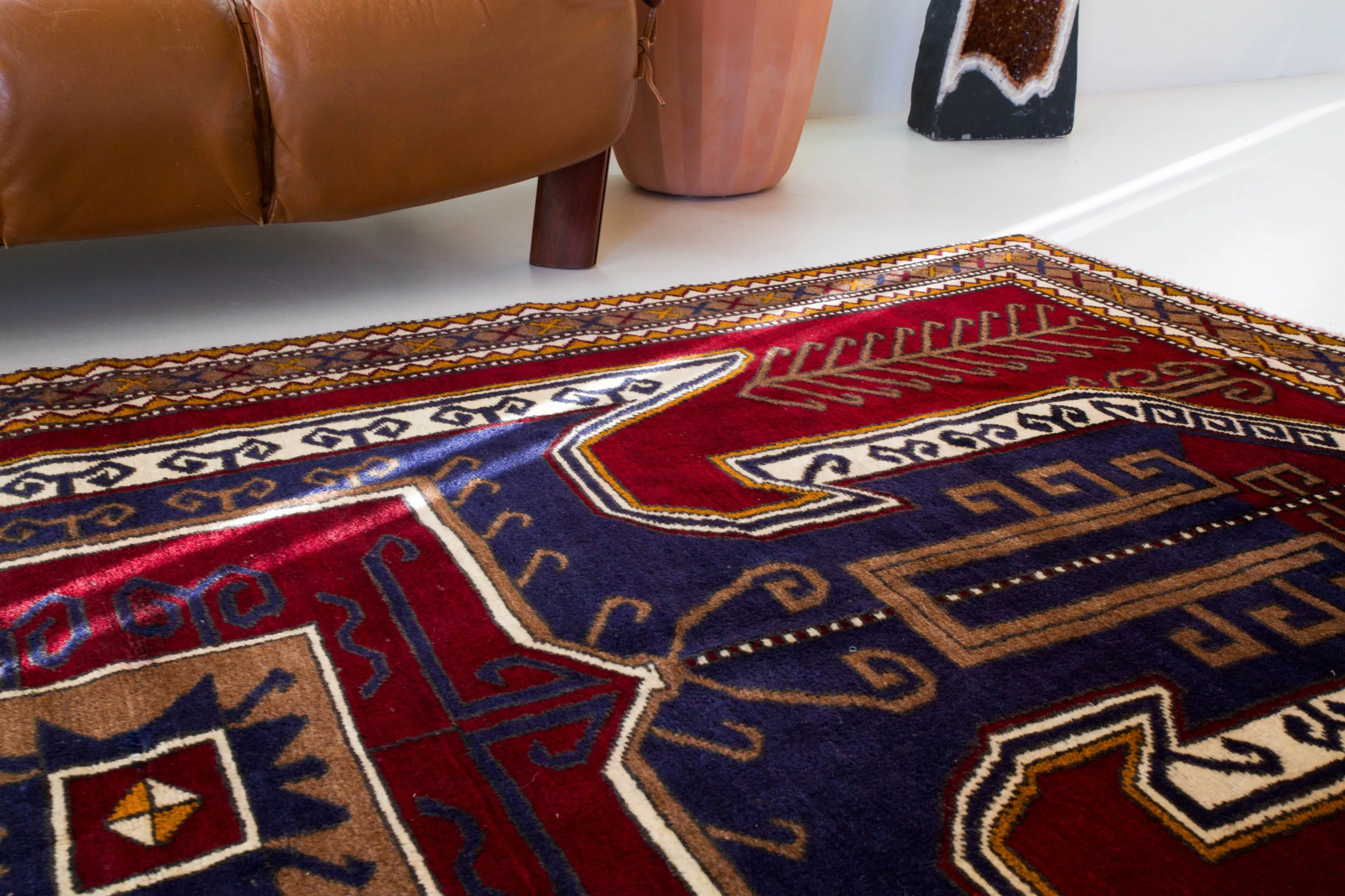 Vintage Anatolian Sevan Rug 5'6"x9'3"
