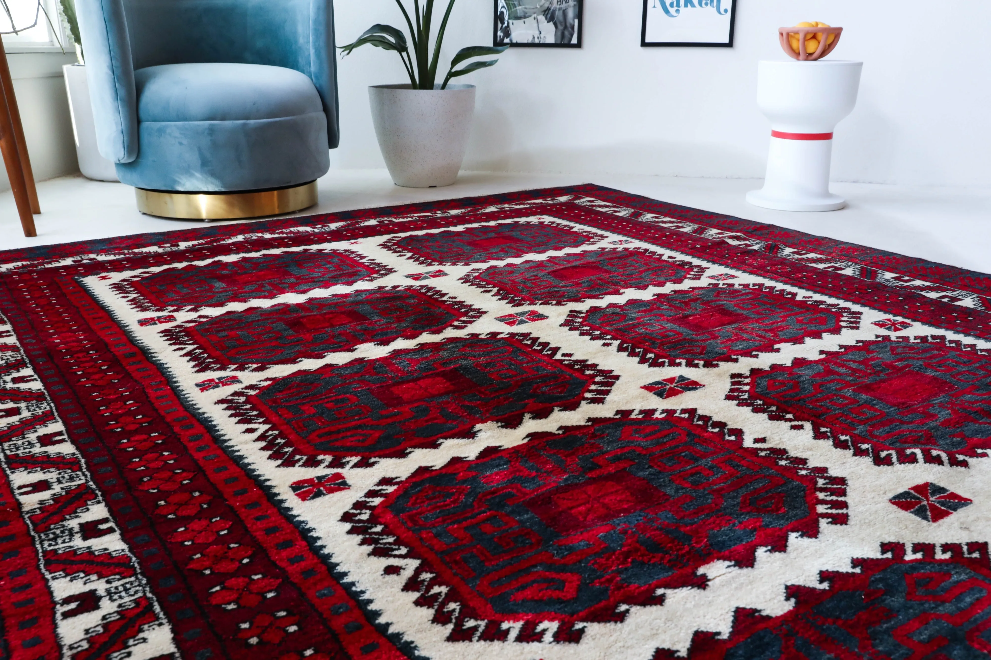 Vintage Balikesir Rug 7'2'x9'5"