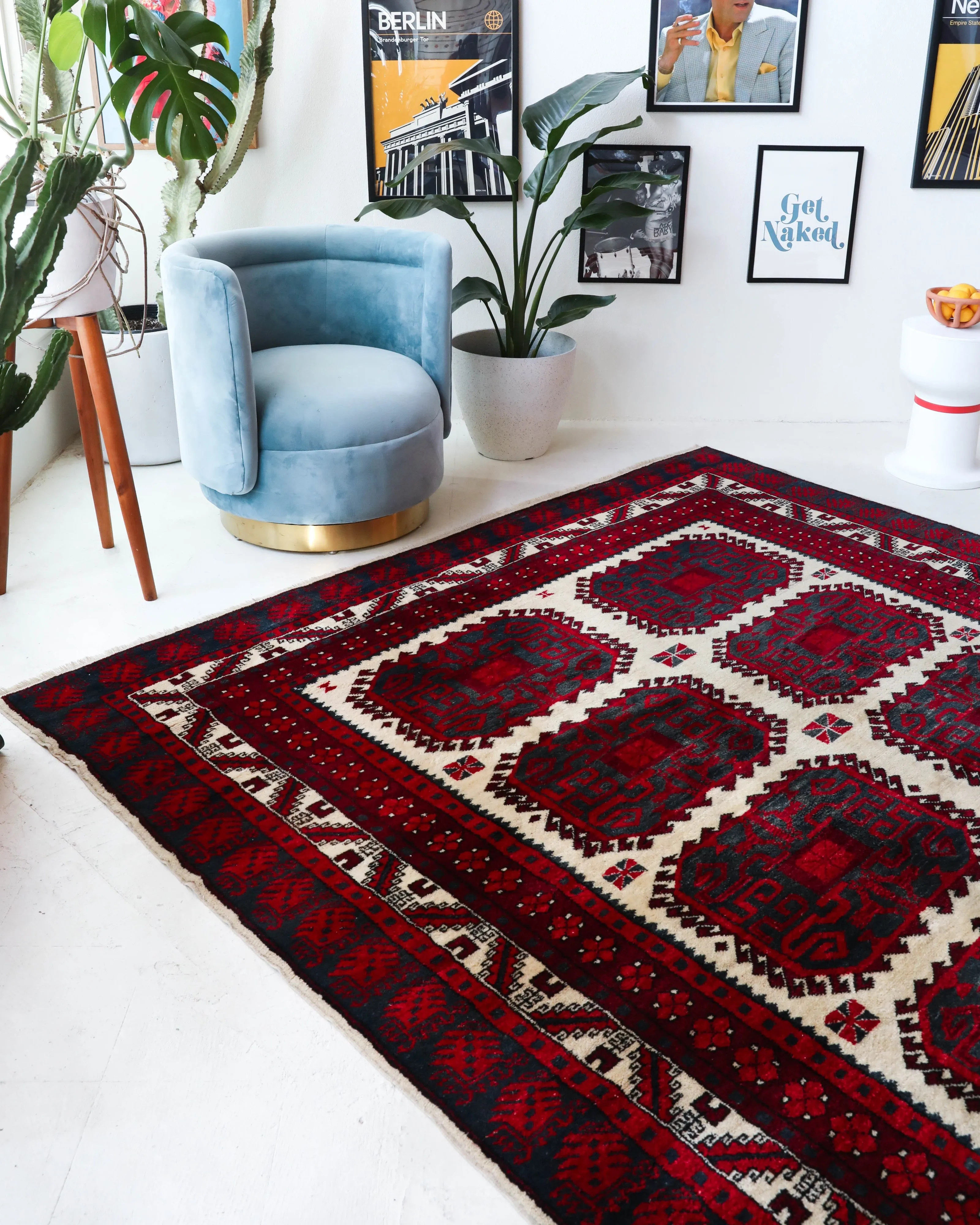 Vintage Balikesir Rug 7'2'x9'5"
