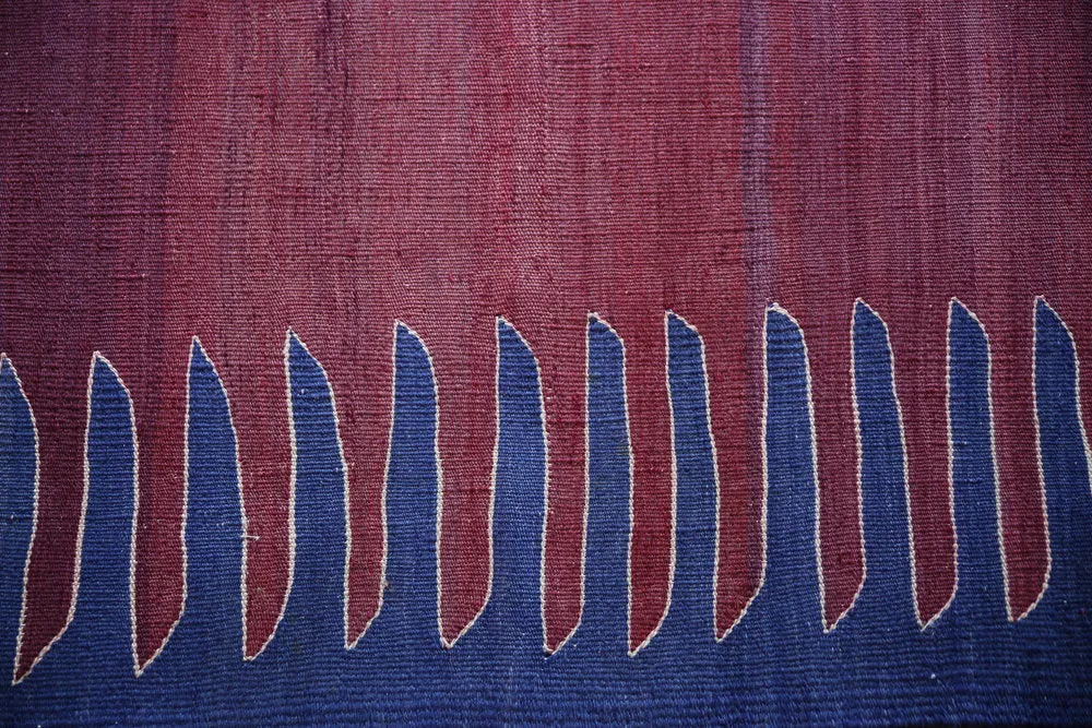 Vintage Bodrum Bos Kilim 4.3ft x 8.6ft