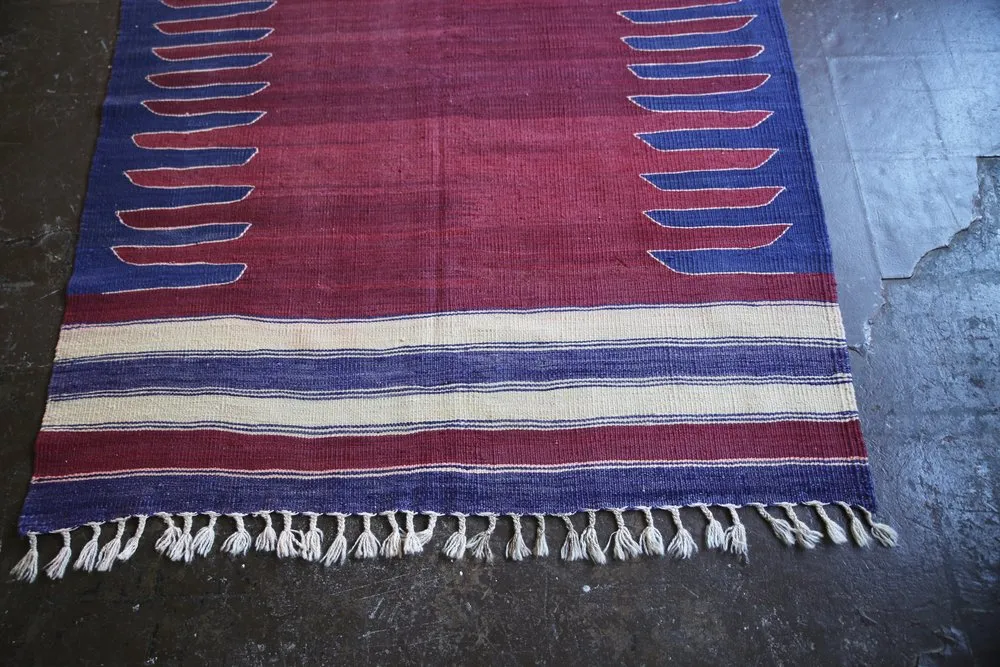 Vintage Bodrum Bos Kilim 4.3ft x 8.6ft