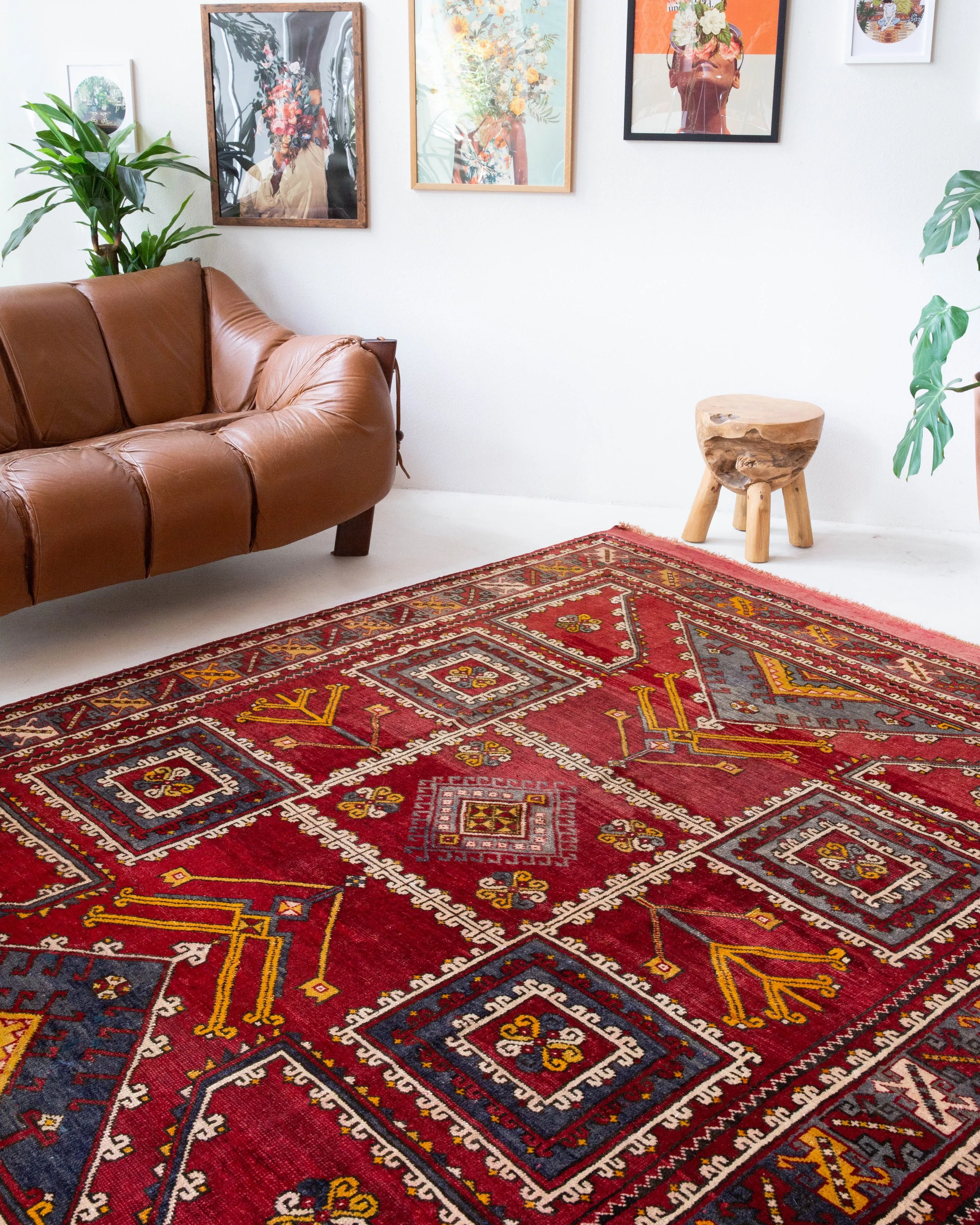 Vintage Canakkale Ayvacik Rug 6'10"x9'5"