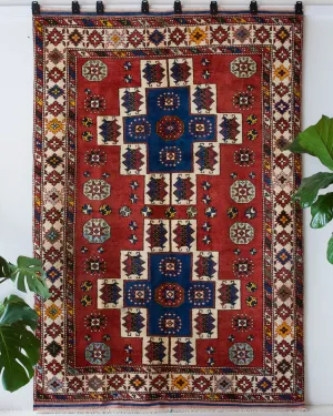Vintage Canakkale Ayvacik Rug 6'2"x9'