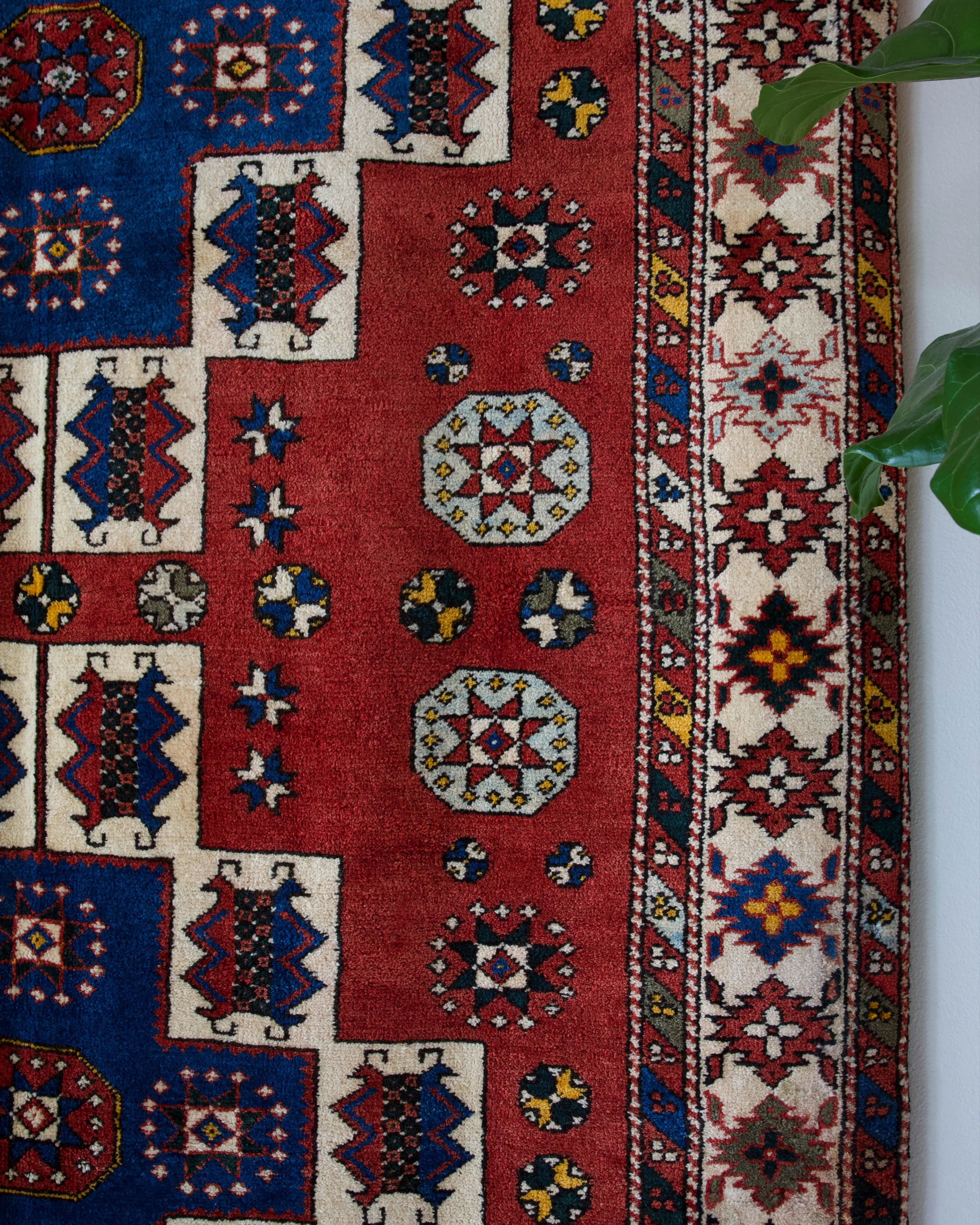 Vintage Canakkale Ayvacik Rug 6'2"x9'