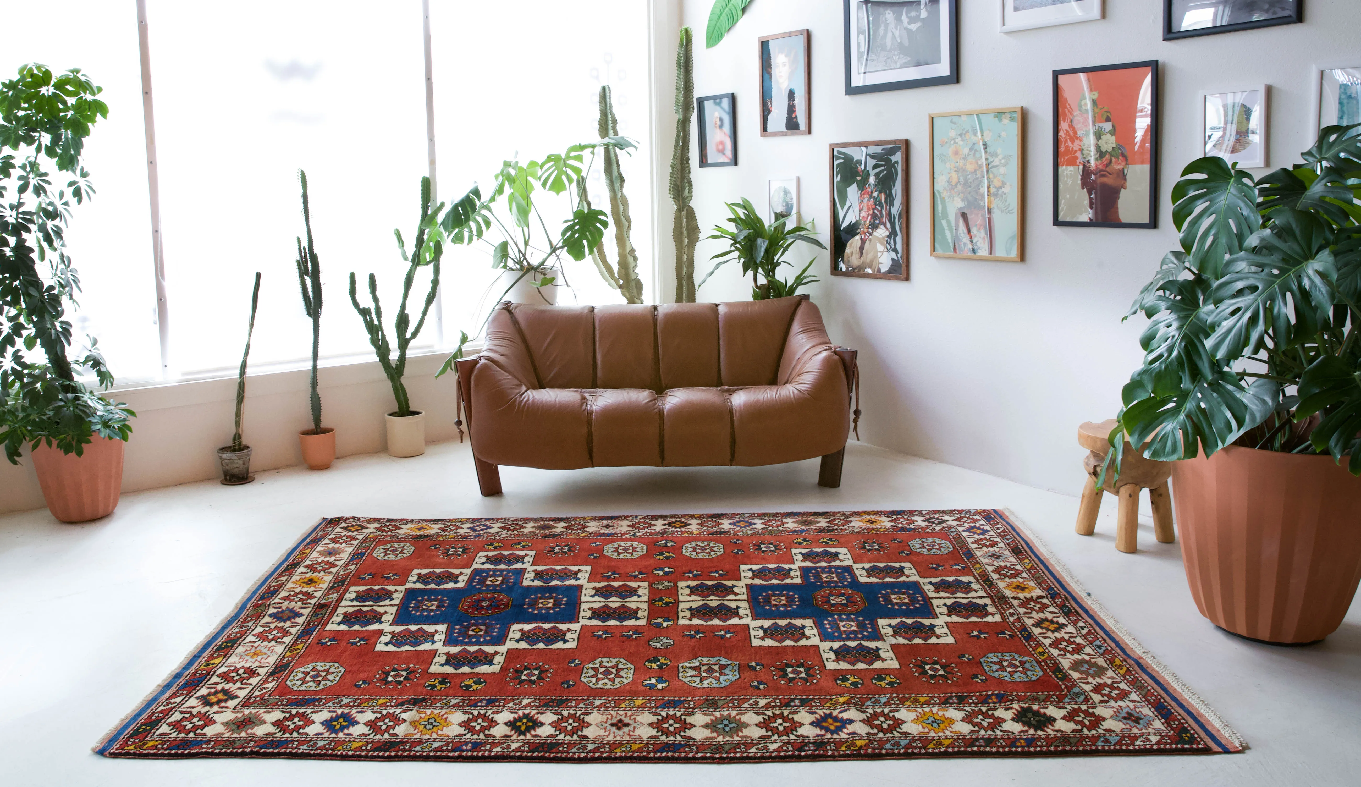 Vintage Canakkale Ayvacik Rug 6'2"x9'