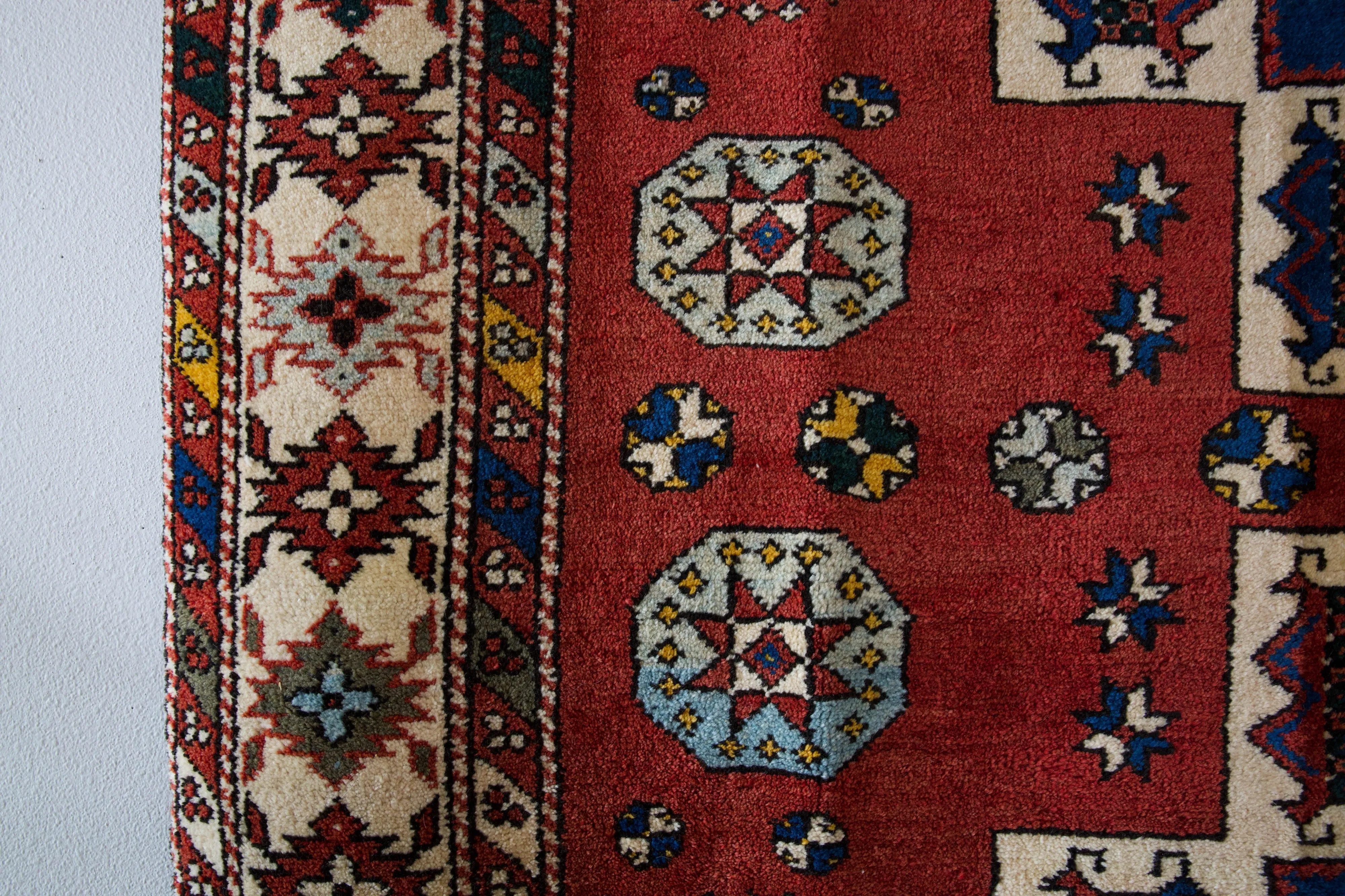 Vintage Canakkale Ayvacik Rug 6'2"x9'