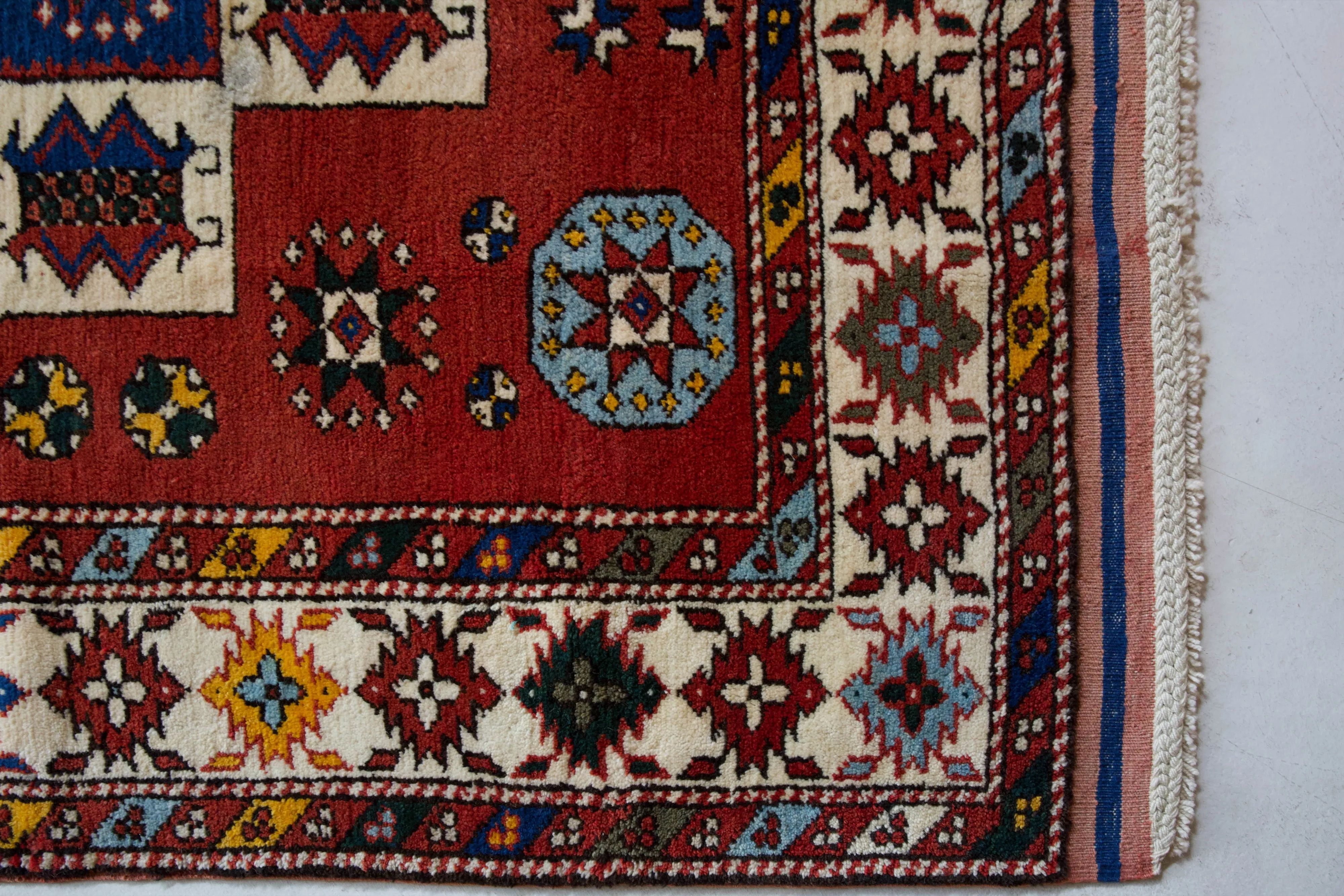 Vintage Canakkale Ayvacik Rug 6'2"x9'