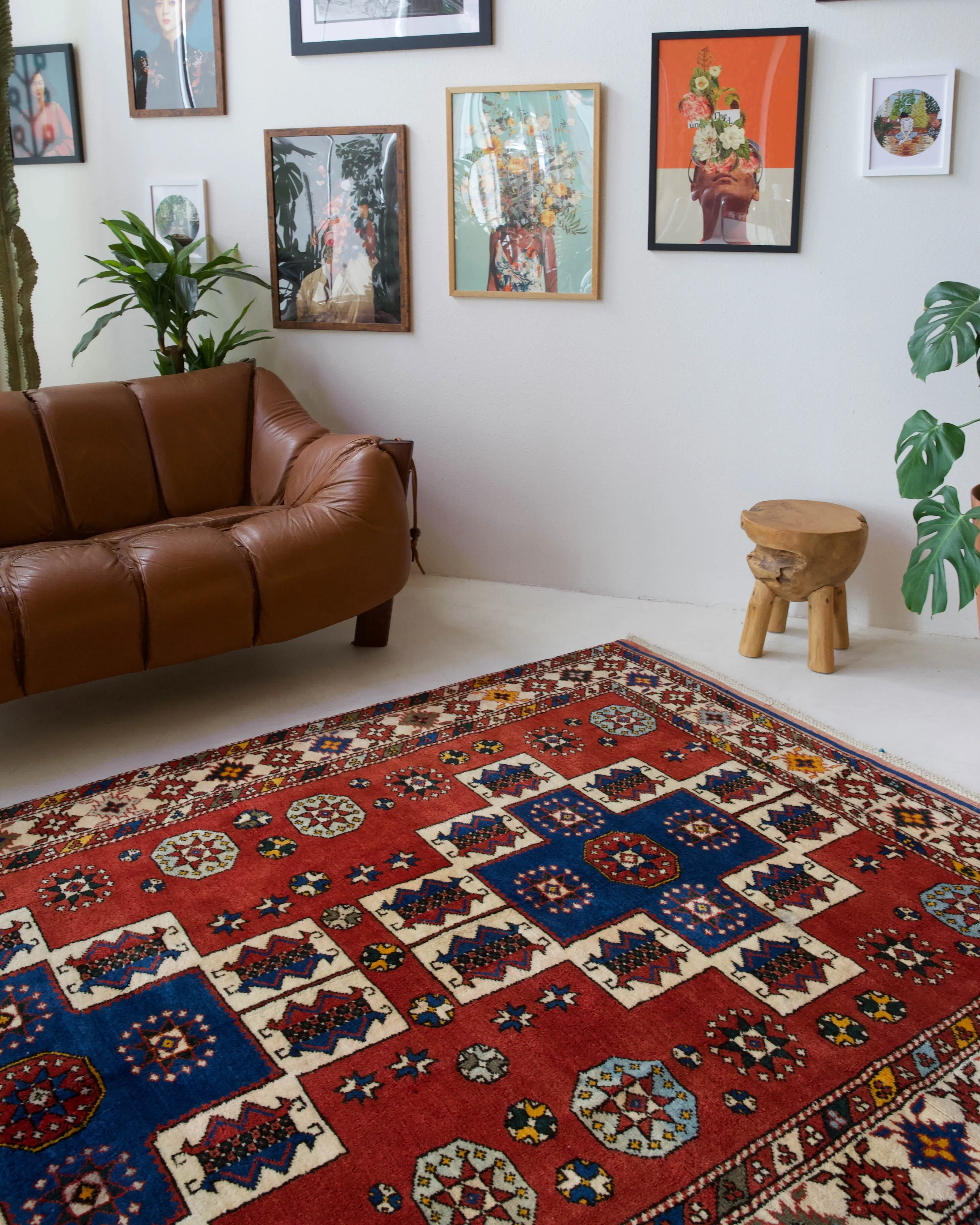 Vintage Canakkale Ayvacik Rug 6'2"x9'