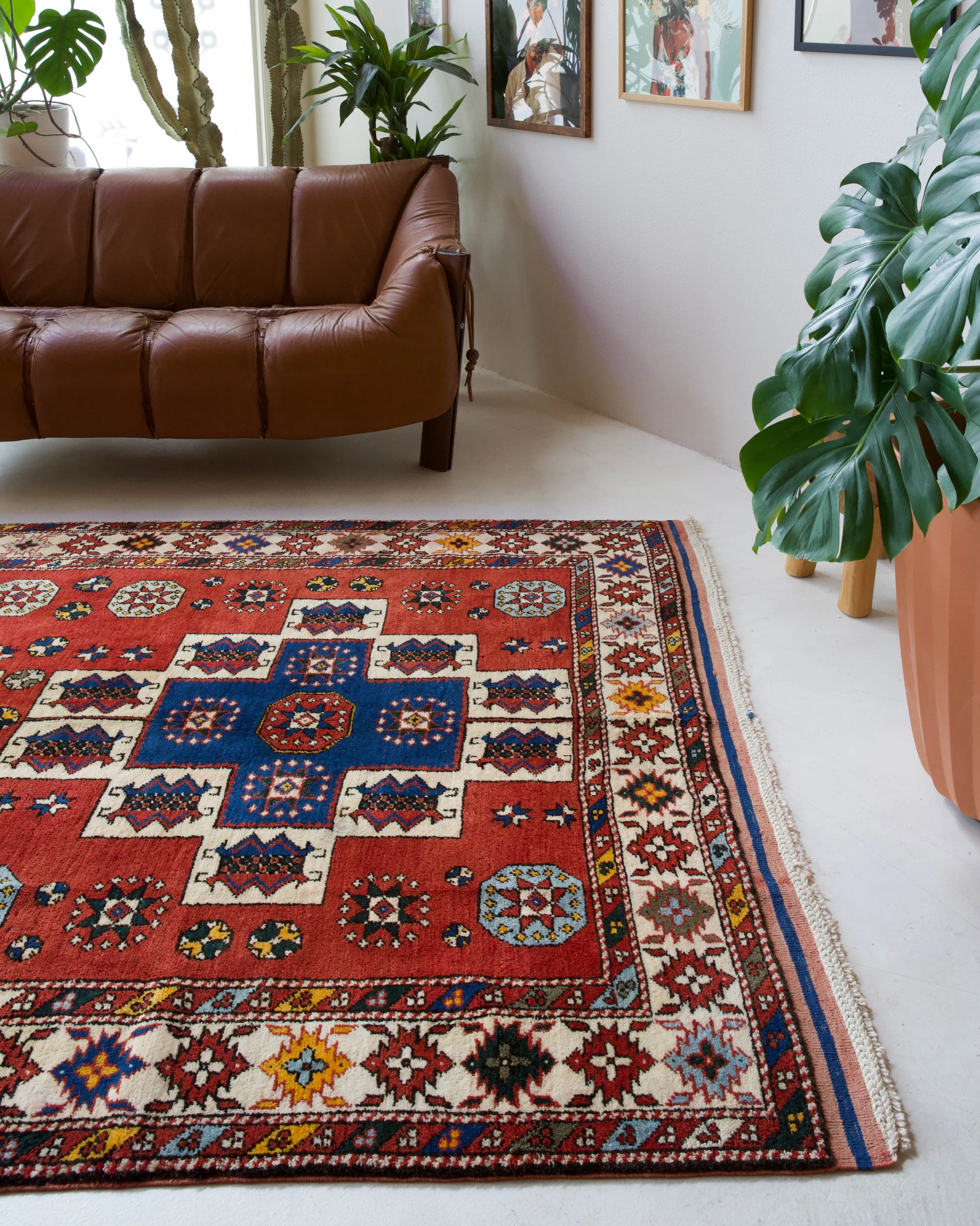 Vintage Canakkale Ayvacik Rug 6'2"x9'