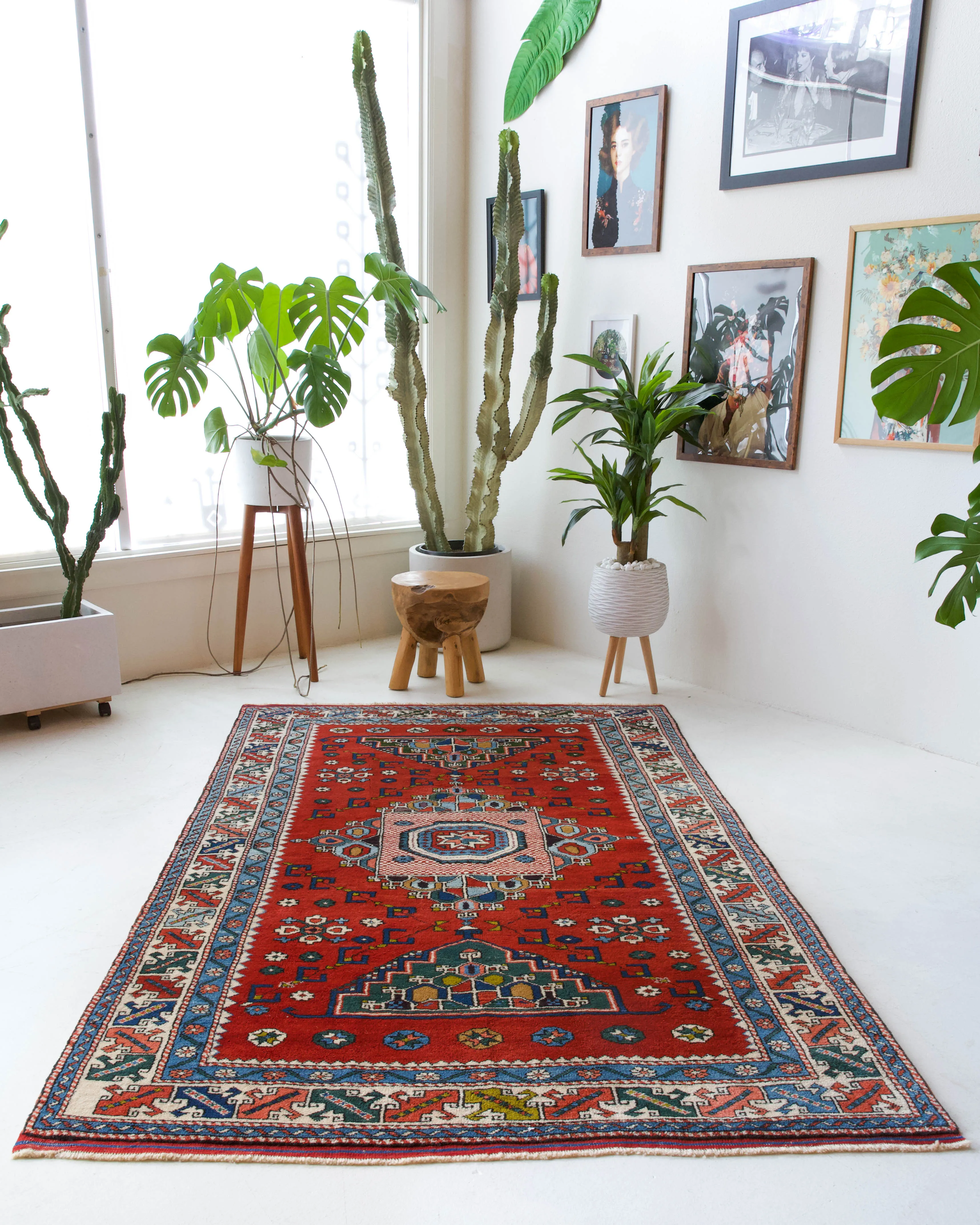 Vintage Canakkale Rug 4'10"x7'11"