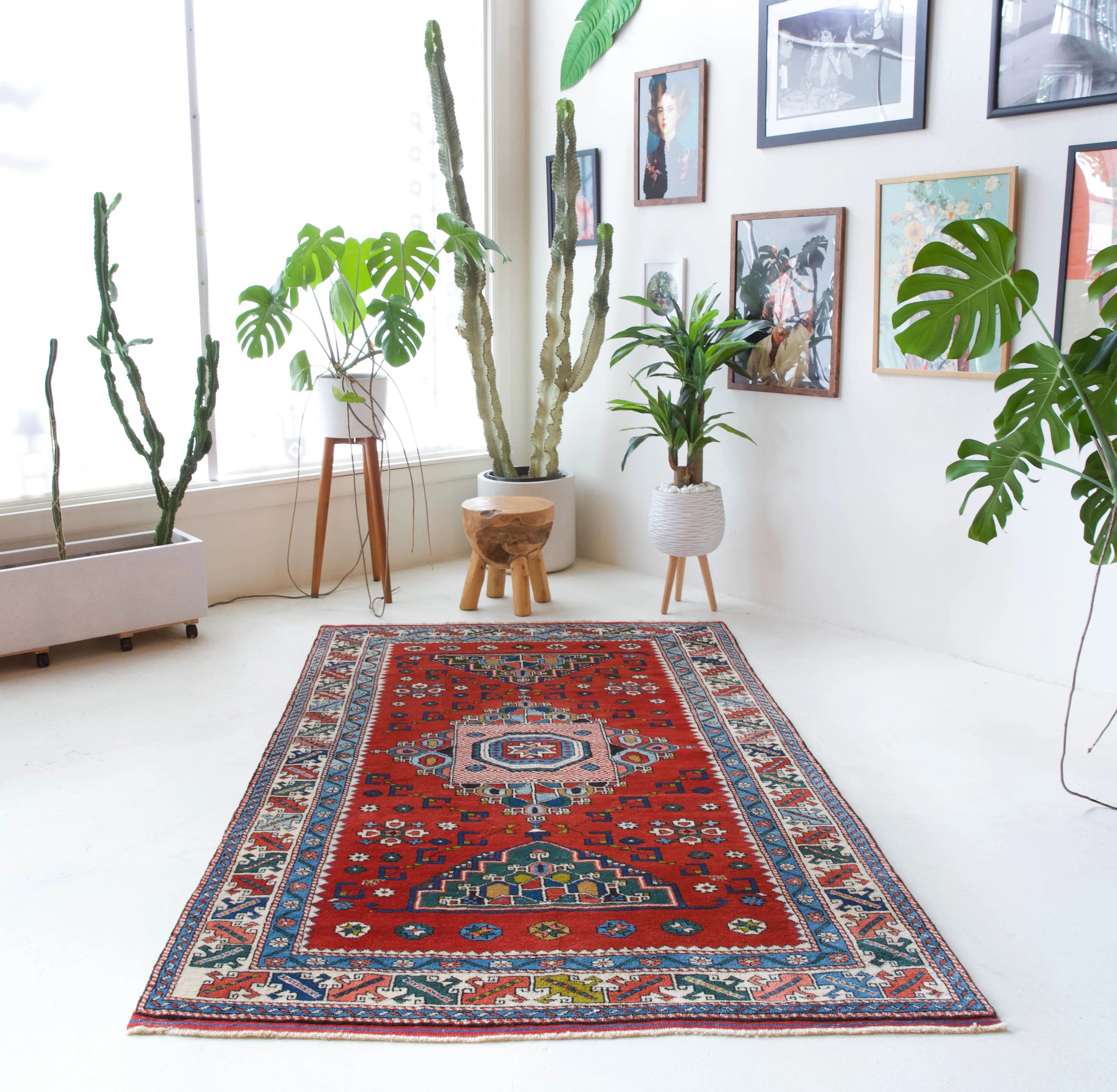 Vintage Canakkale Rug 4'10"x7'11"