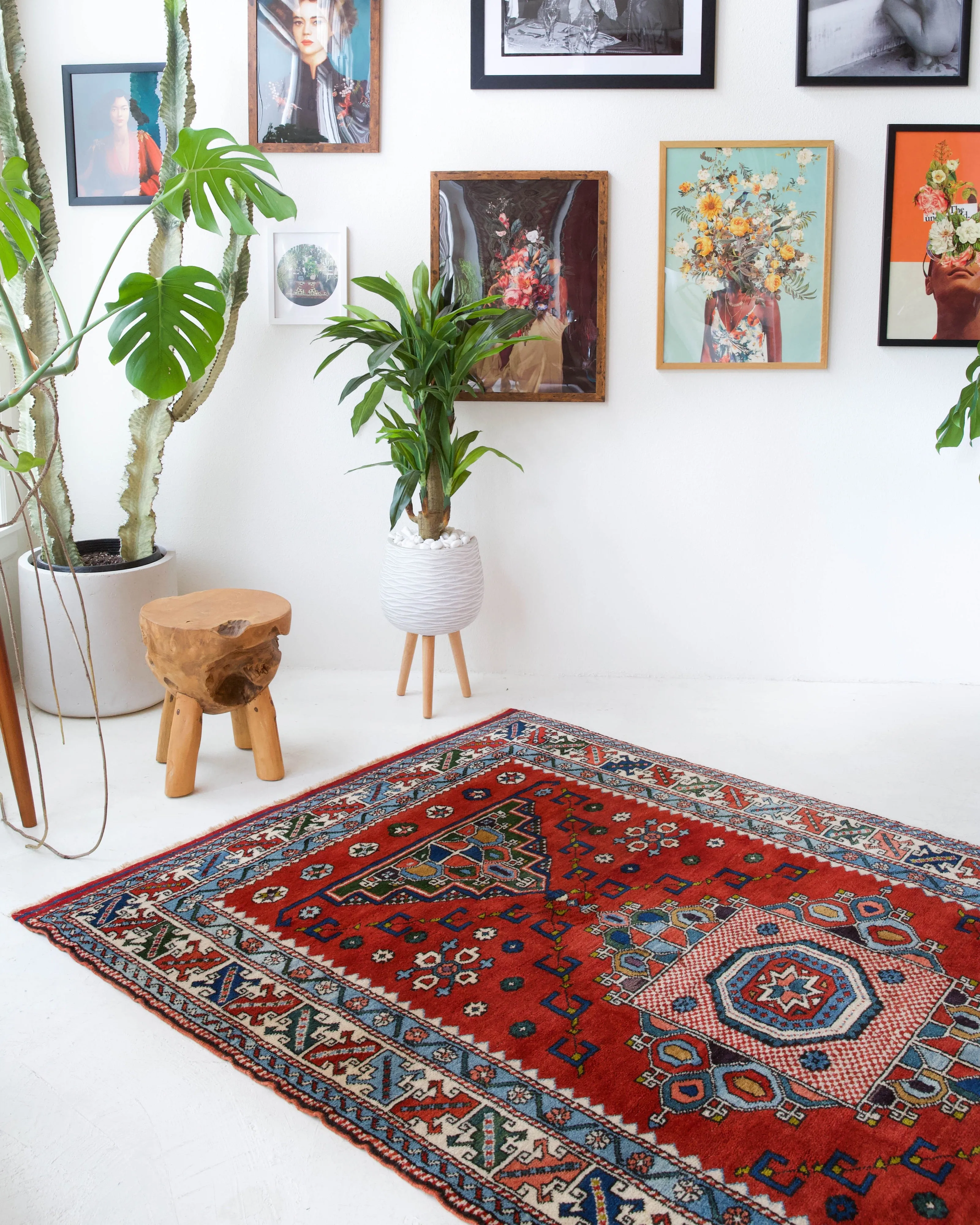 Vintage Canakkale Rug 4'10"x7'11"